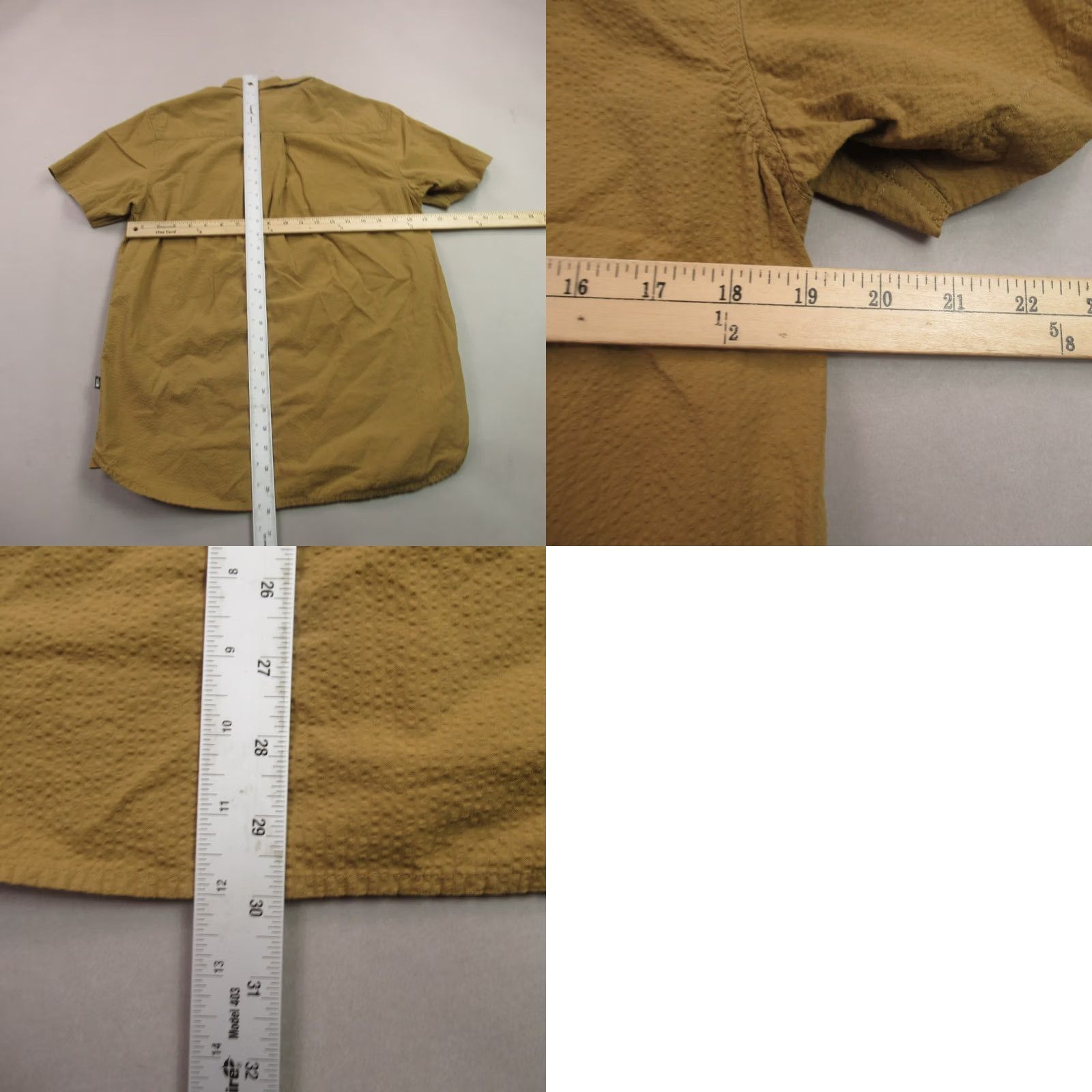 The North Face North Face Shirt Mens Medium Button Front Short Sleeve Pocket Outdoor Yellow Size US M / EU 48-50 / 2 - 8 Thumbnail