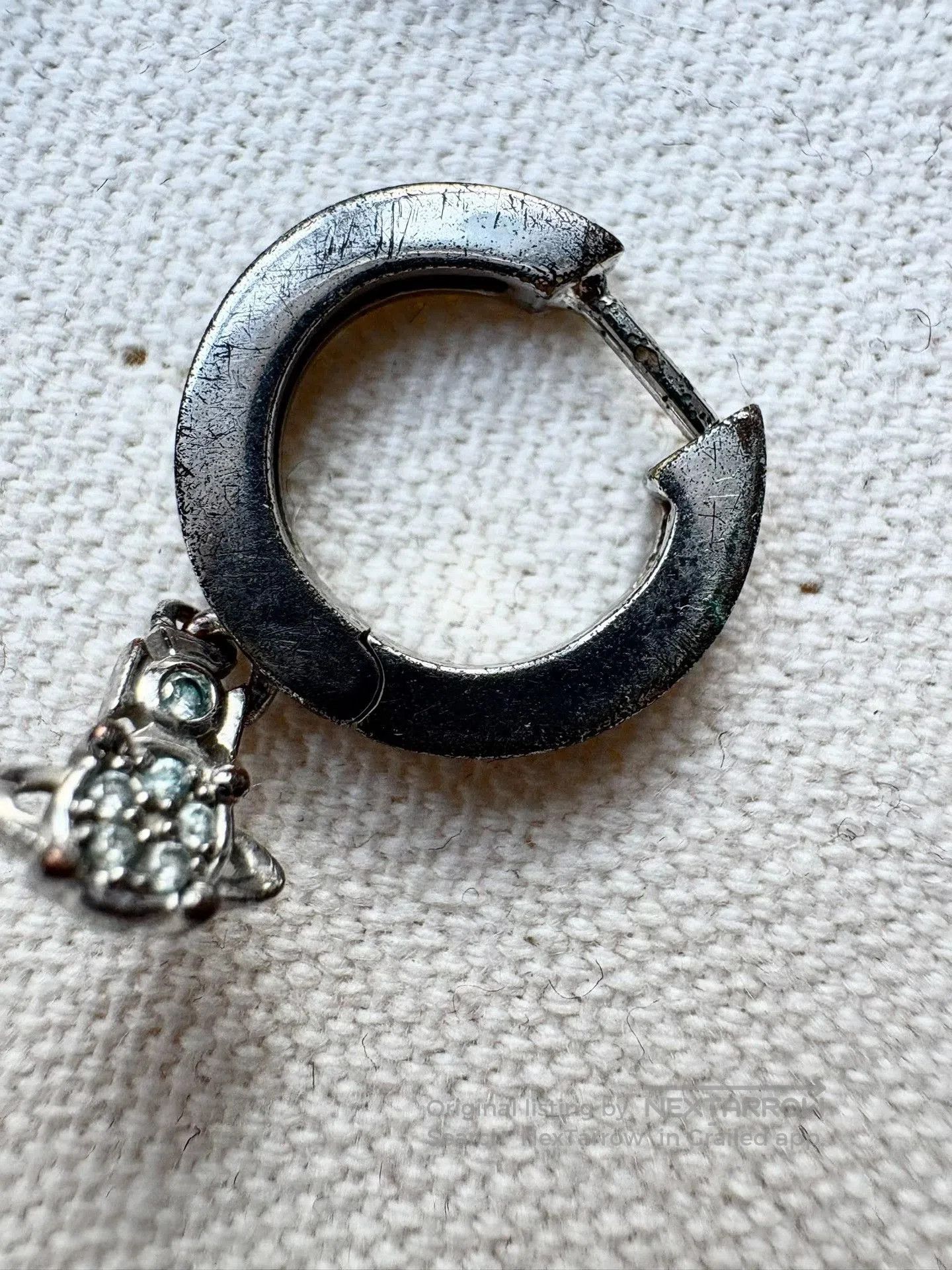Vivienne Westwood Vivienne Westwood Vintage Silver Saturn Hoop Earrings. Size ONE SIZE - 4 Thumbnail