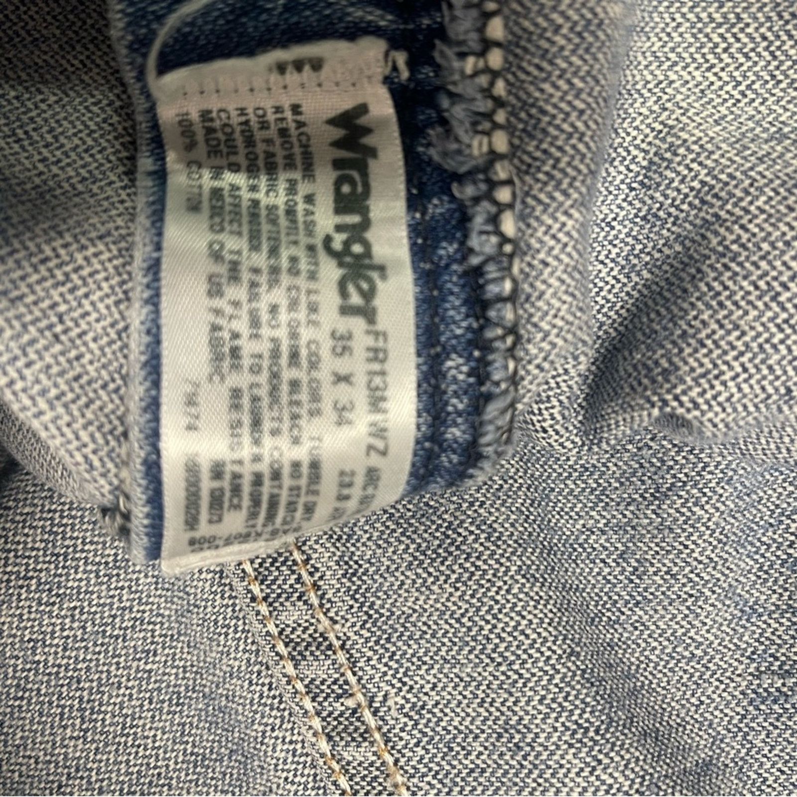 Wrangler Fire resistant wrangler jeans Size US 35 - 3 Thumbnail