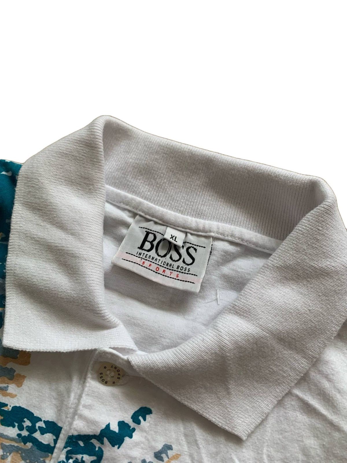 Hugo Boss × Vintage vintage HUGO BOSS Golf Sports Polo T-Shirt white Size US XL / EU 56 / 4 - 3 Thumbnail