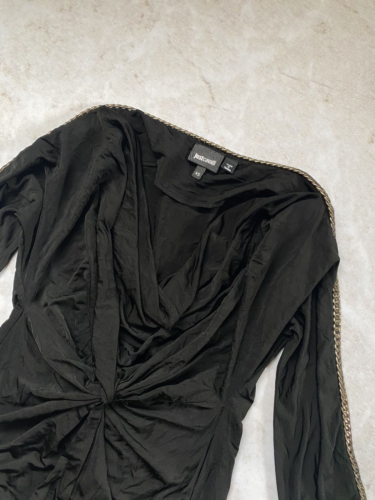Just Cavalli × Roberto Cavalli Vintage Just Cavalli luxury Black dress Size XS / US 0-2 / IT 36-38 - 2 Thumbnail