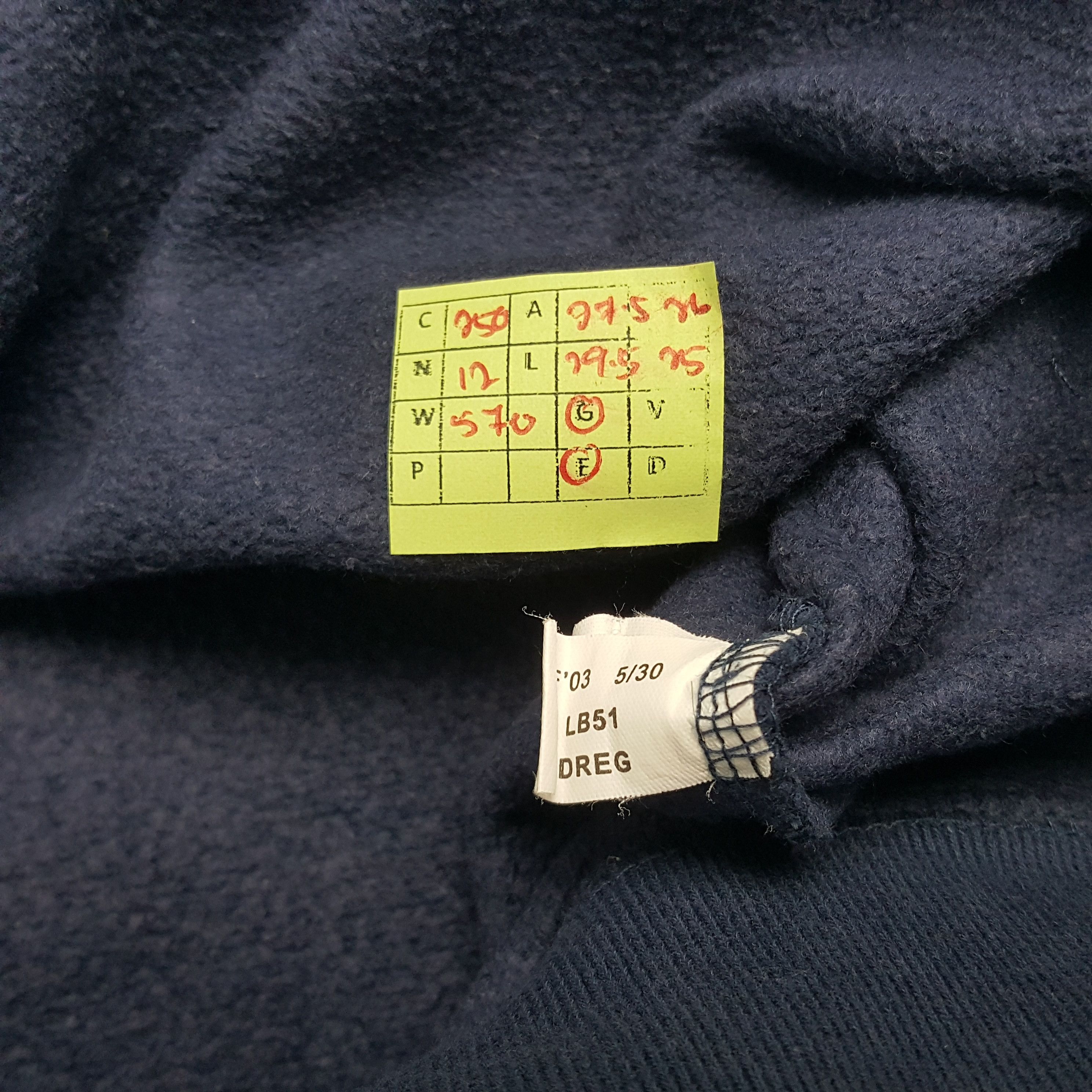 Lee × Vintage Vintage University Of Notre Dame American Sweatshirt Size US XXL / EU 58 / 5 - 9 Thumbnail