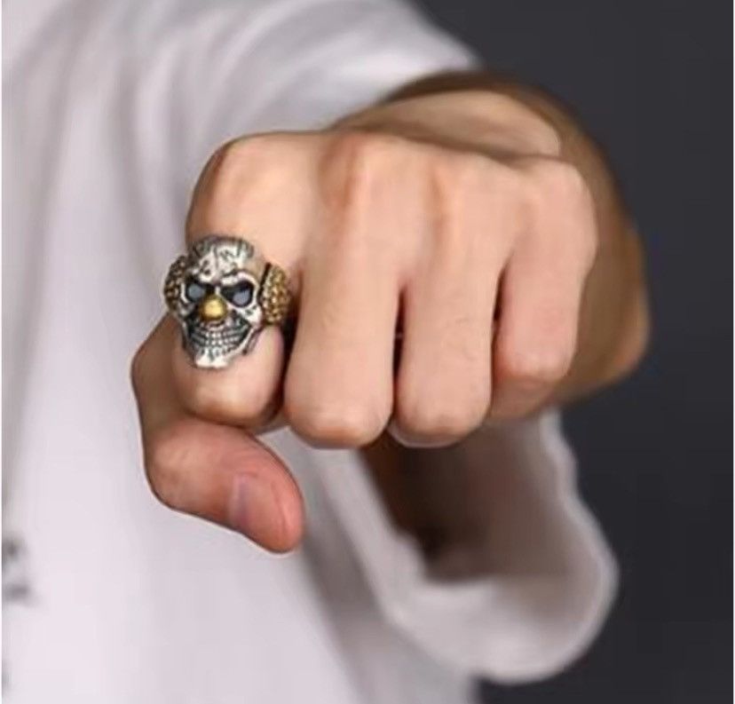 Jewelry × Vintage Vintage Clown HAHA Ring Size ONE SIZE - 2 Thumbnail