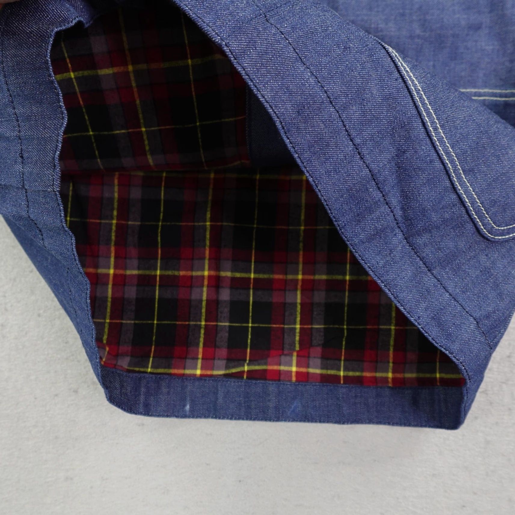 Deus Ex Machina Deus Ex Machina Jacket Small Denim Chore Coat Blue Collared Lined Casual Mens Size US S / EU 44-46 / 1 - 4 Thumbnail