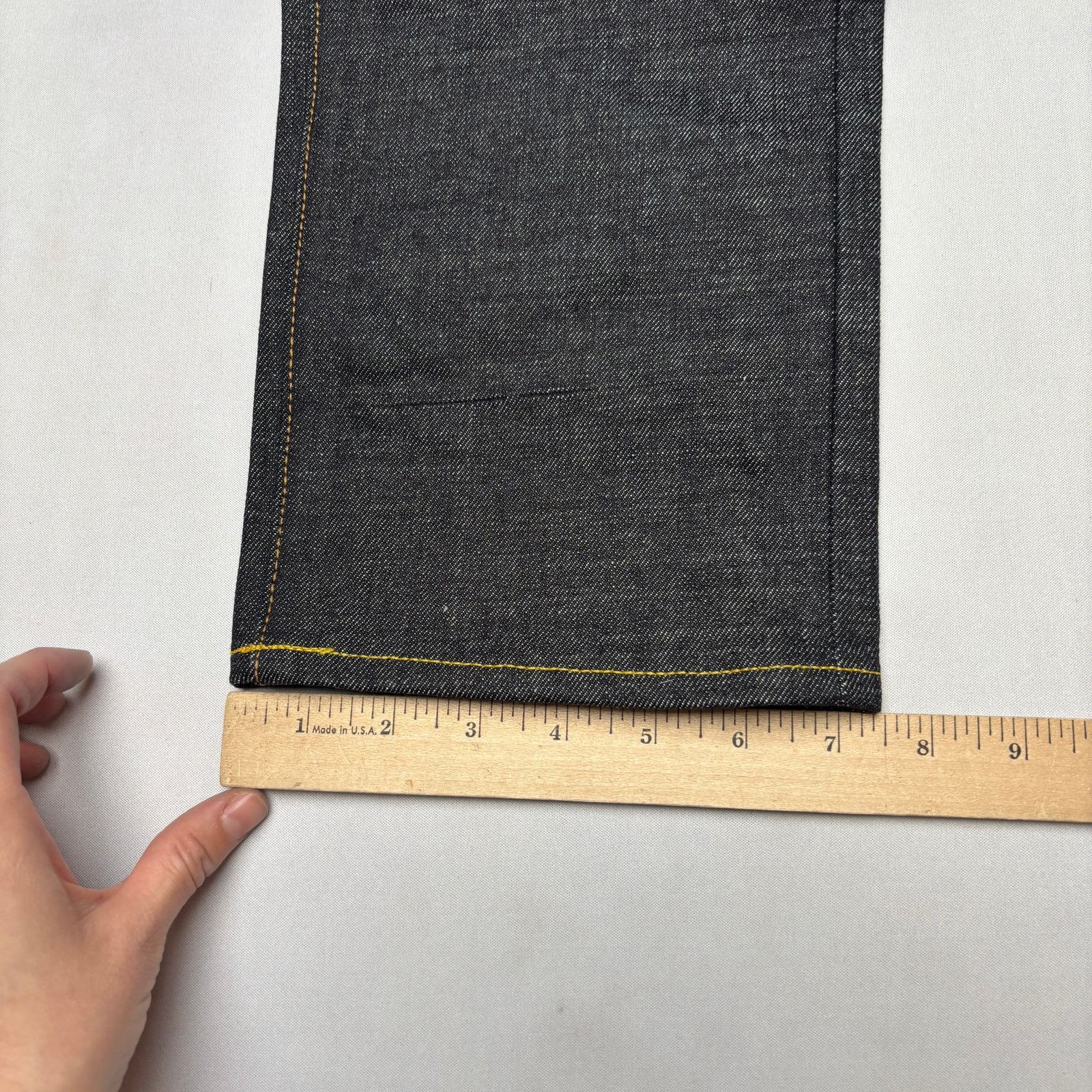 Sid Mashburn $295 Sid Mashburn Japanese Selvedge Rigid Denim 34x32 Jeans Size US 34 / EU 50 - 12 Thumbnail