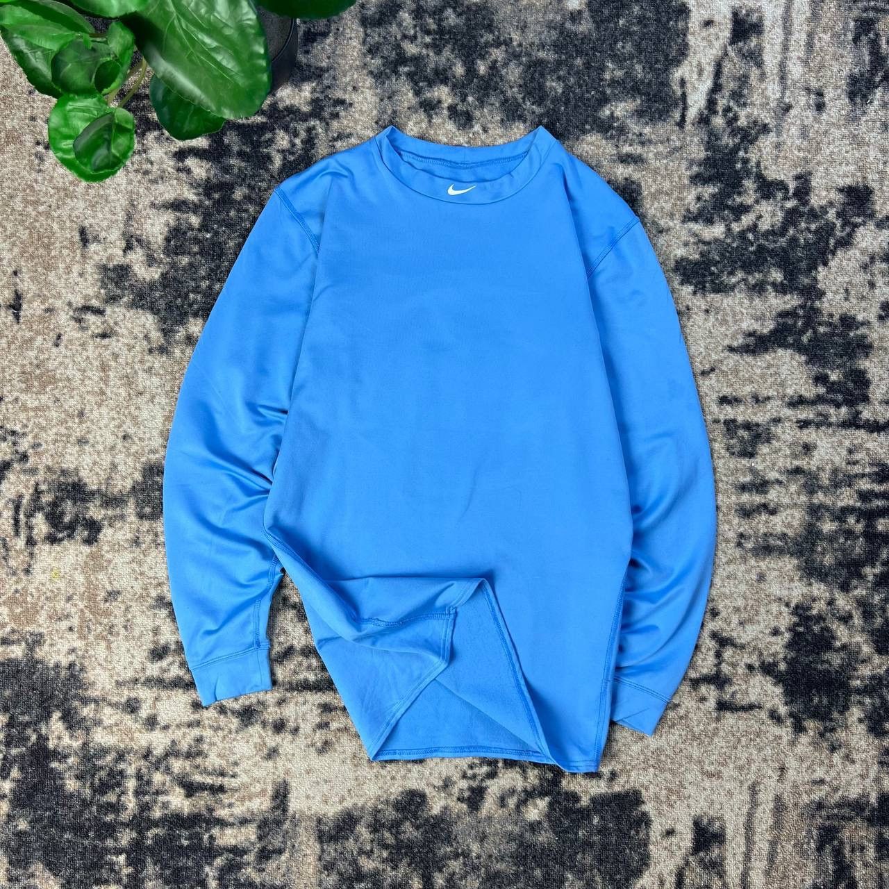 Nike Nike Center Swoosh Vintage Y2K Dry-Fit Longsleeve Size US XL / EU 56 / 4 - 1 Thumbnail