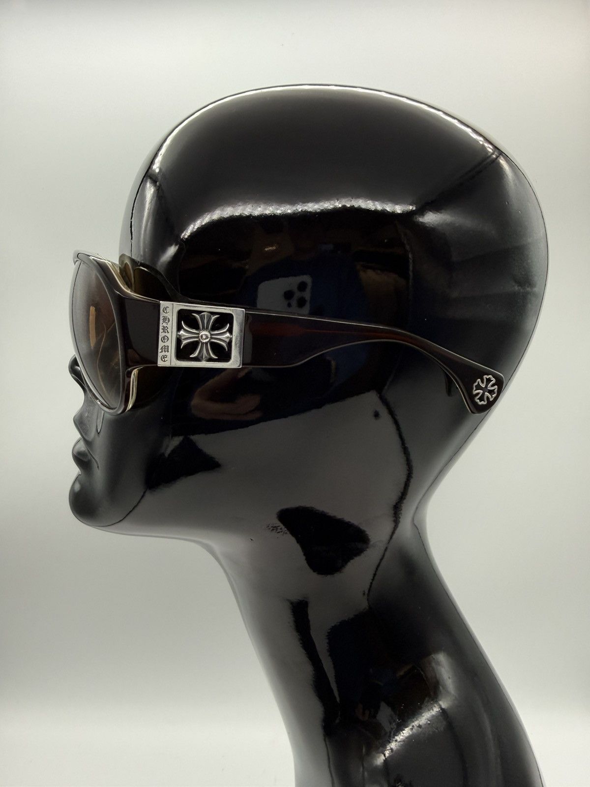Chrome Hearts Chrome Hearts "FUCK YOU" Aviator Sunglasses – Cross Print Size ONE SIZE - 19 Thumbnail