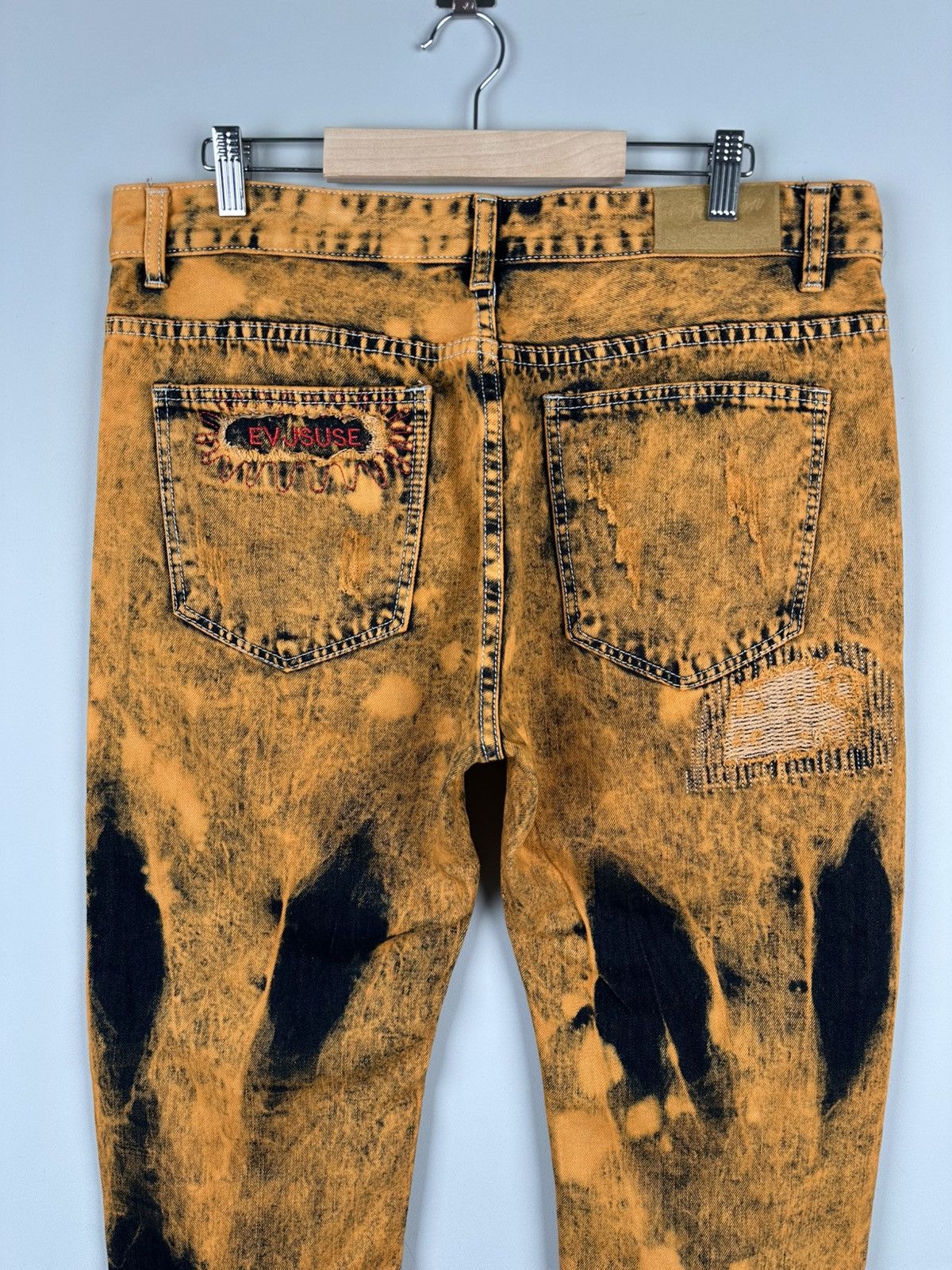 Japanese Brand Vintage Y2k Avant Garde Disstressed Pants Size US 32 / EU 48 - 5 Thumbnail