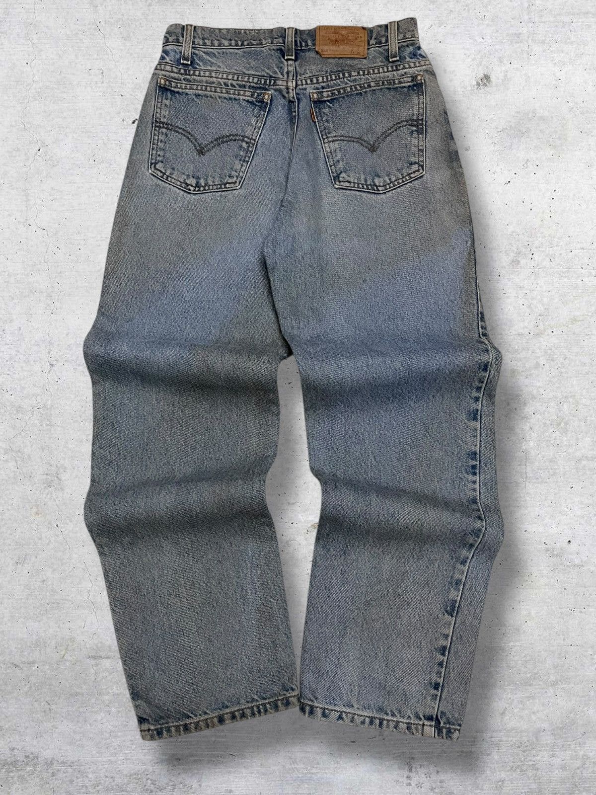 Levi's Vintage Clothing VINTAGE 550 1990S LEVIS USA DESIGNER DIRTY DESIGN DENIM RARE Size US 28 / EU 44 - 9 Thumbnail