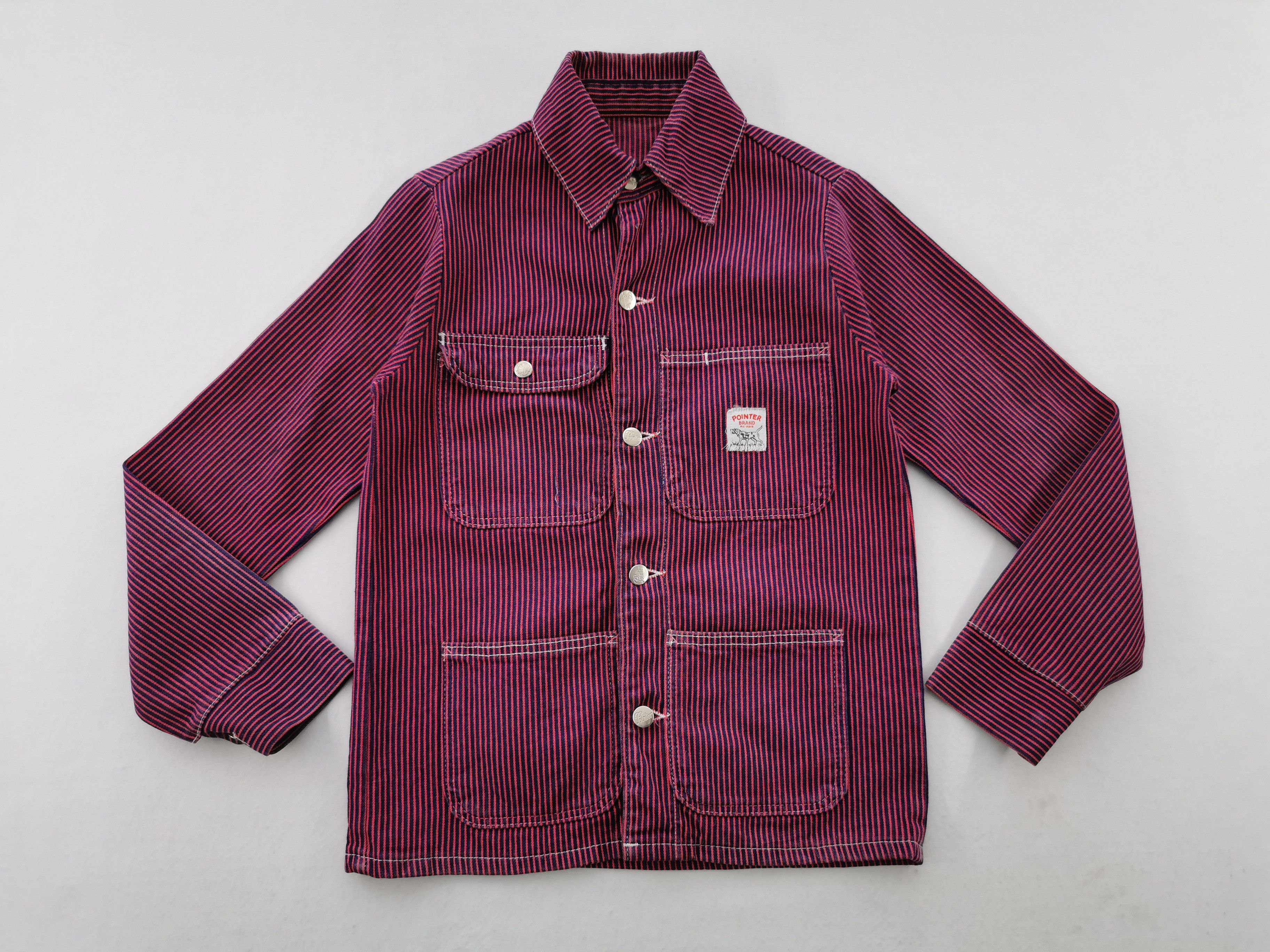 Pointer Vintage 80s Pointer Hickory Denim Jacket Size S Size US S / EU 44-46 / 1 - 3 Thumbnail