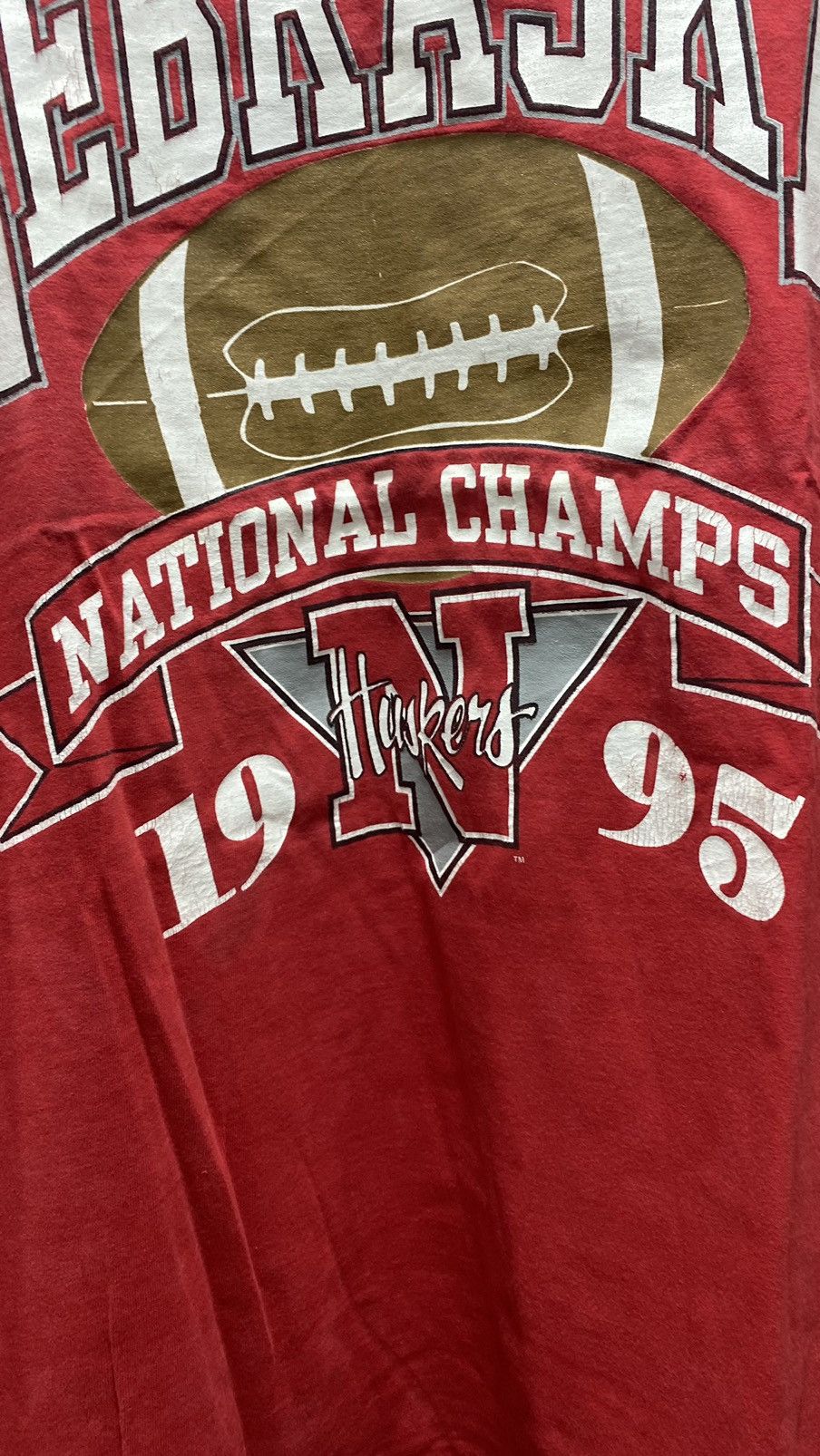 NFL × Vintage 💥Vintage 1995 Nebraska Champs Size US XL / EU 56 / 4 - 5 Thumbnail
