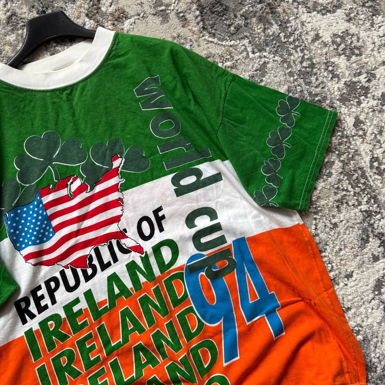 Vintage Authentic Ireland 1994 World Cup Retro All Over Shirt Size US M / EU 48-50 / 2 - 4 Thumbnail