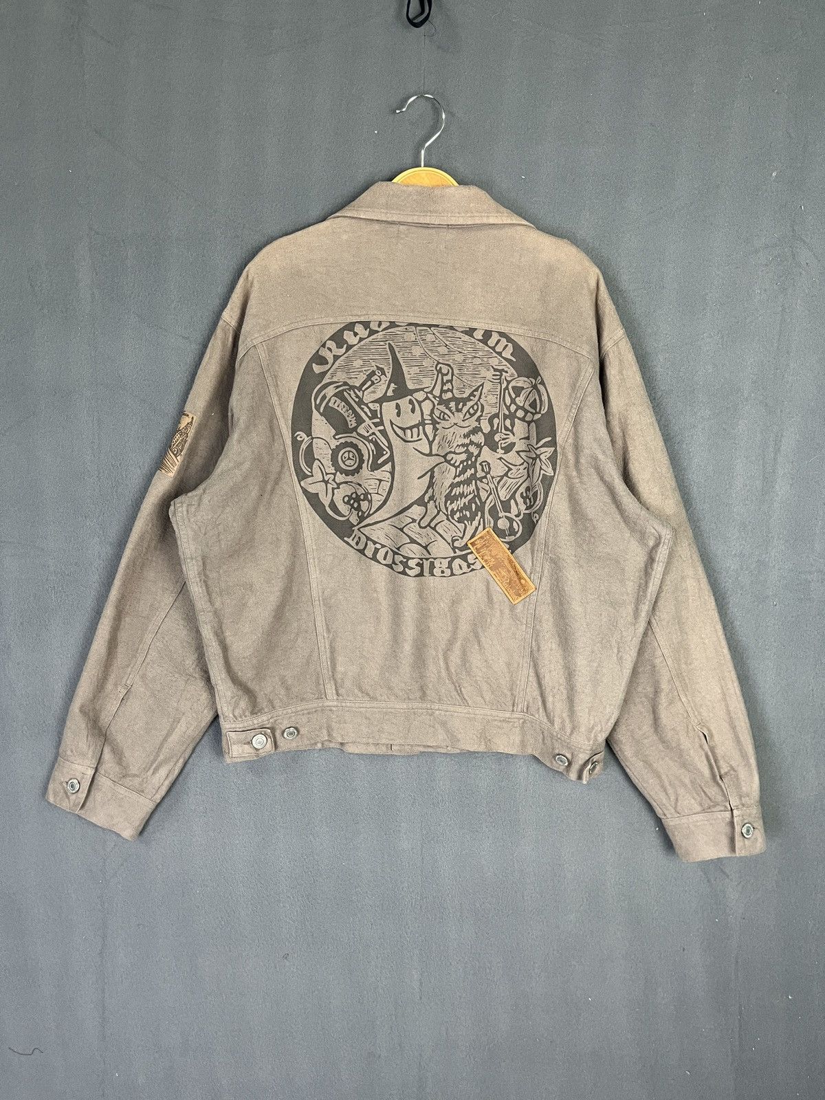Japanese Brand × Vintage Wachi Field Backhit Patches Country Travel Trucker Jacket Size US M / EU 48-50 / 2 - 1 Thumbnail
