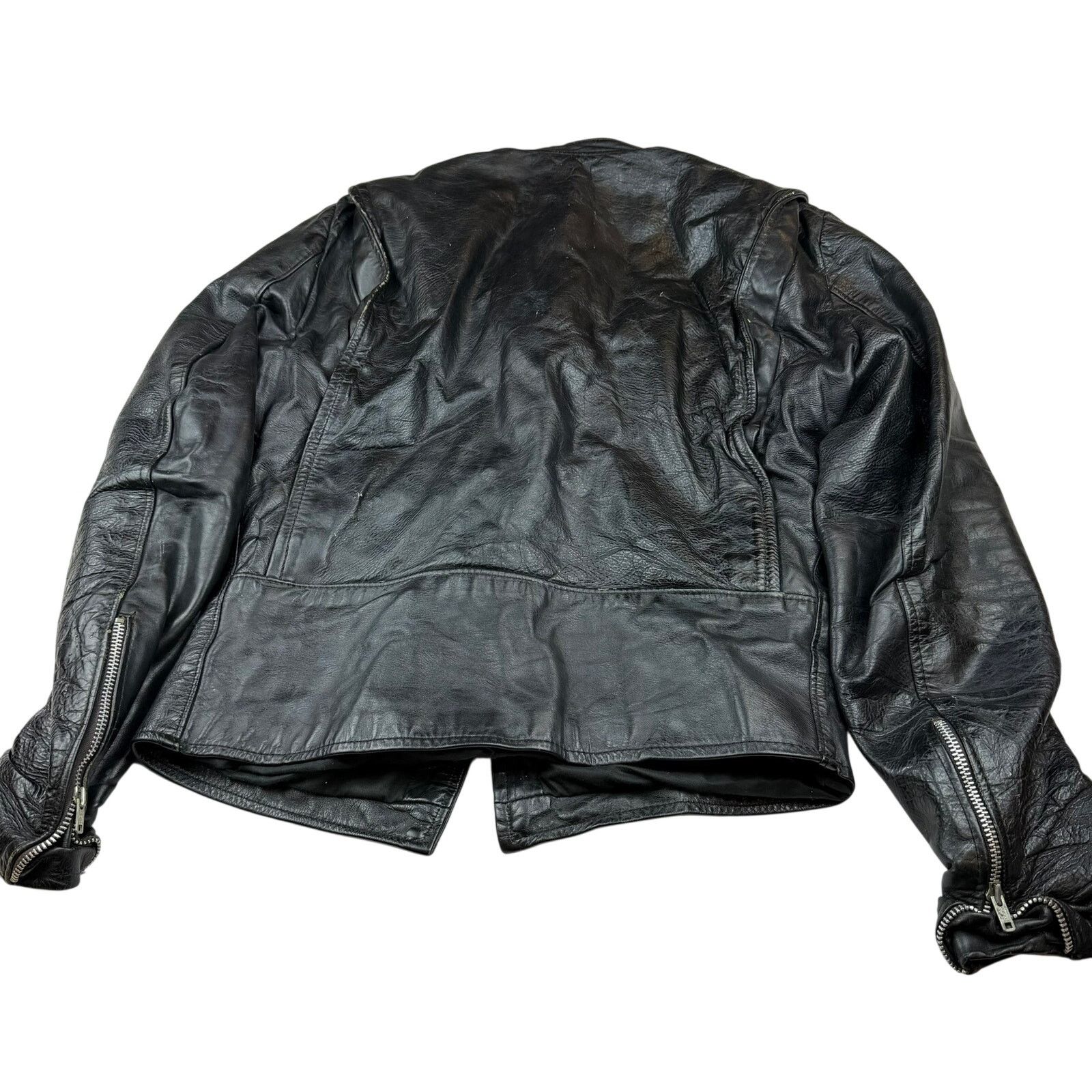 Brooks Brooks Leather Sportswear Vintage Moto Jacket Detroit Size US M / EU 48-50 / 2 - 2 Thumbnail