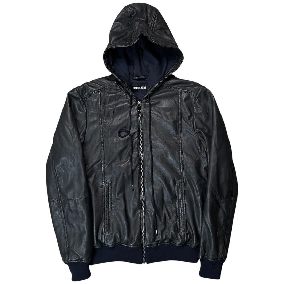 Dirk Bikkembergs Dirk Bikkembergs Hooded Sheep Leather Blouson Size US M / EU 48-50 / 2 - 1 Thumbnail
