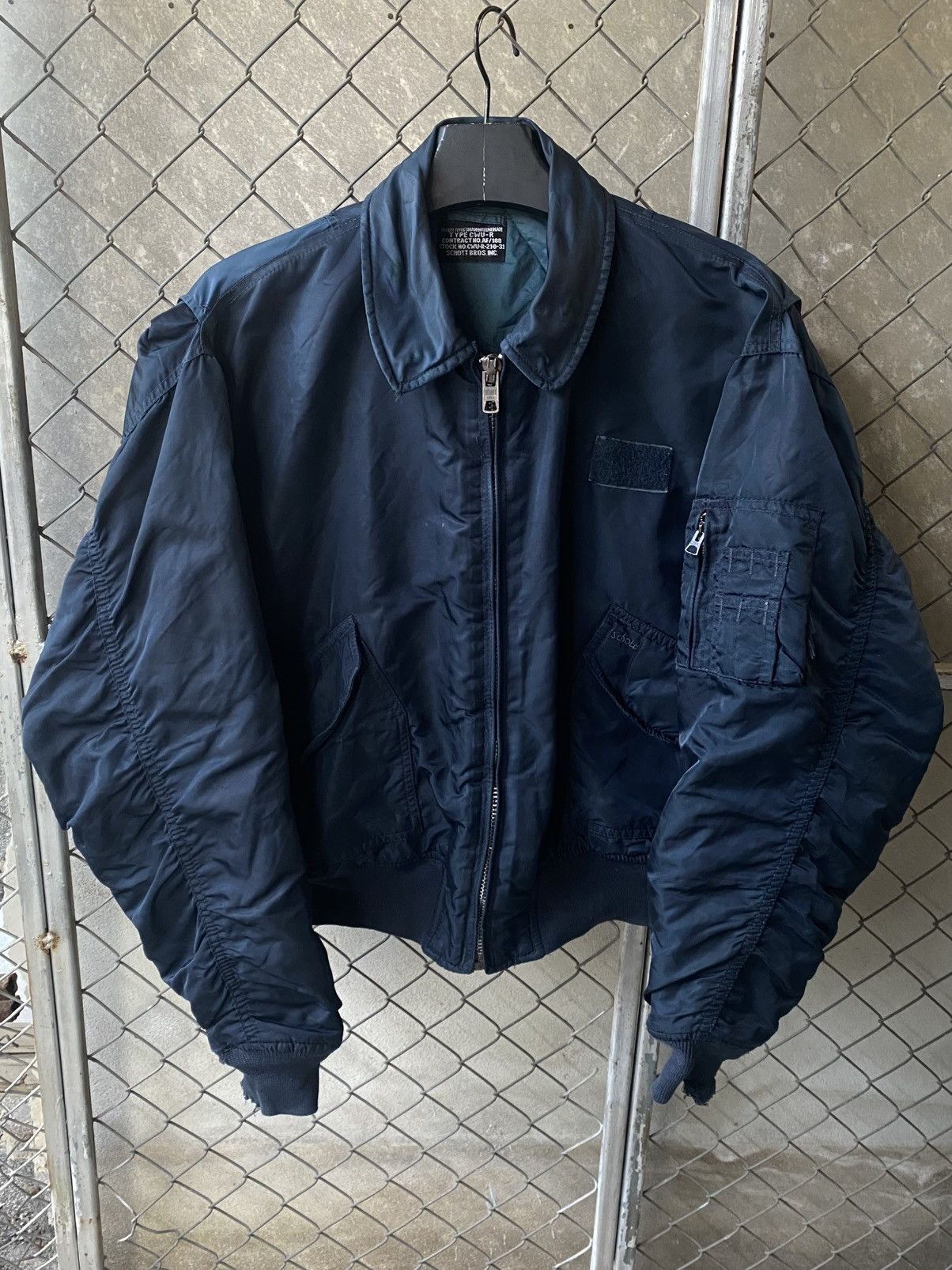 Alpha Industries SCHOTT CWU-R BOMBER MILITARY FLIGHT 🪖 Size US L / EU 52-54 / 3 - 2 Thumbnail