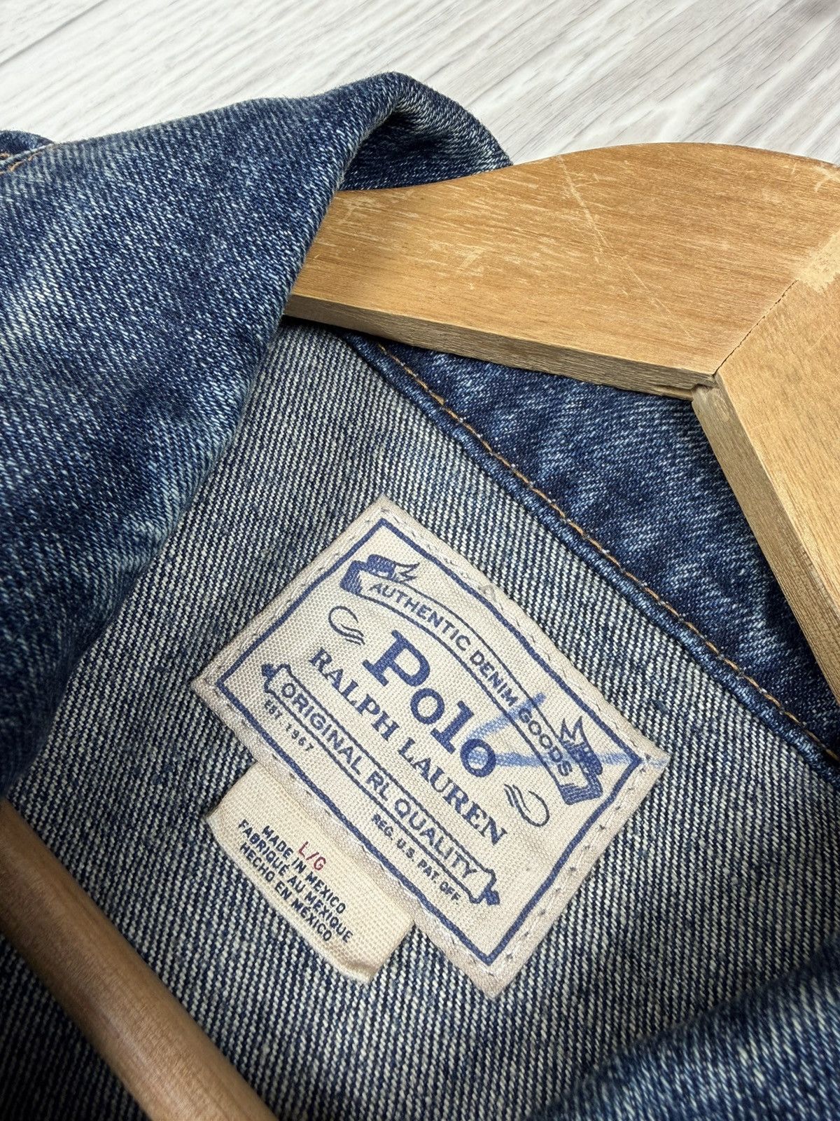 Polo Ralph Lauren Polo Ralph Lauren Denim Jeans Vest Size L Size US L / EU 52-54 / 3 - 5 Thumbnail