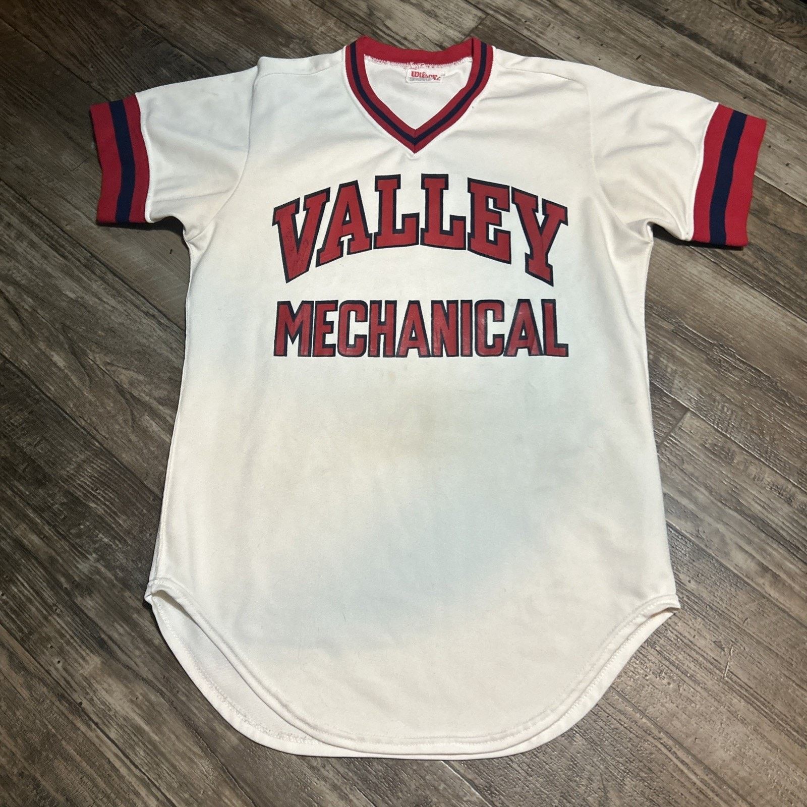 Wilson Wilson 80s Sports Valley Mechanical Baseball Jersey USA Made Size US L / EU 52-54 / 3 - 1 Thumbnail