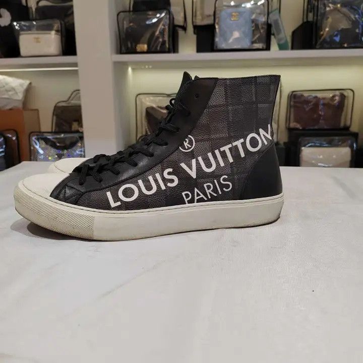 Louis Vuitton Louis Vuitton Tattoo High-Top Fashion Sneakers -2508 Size US 8 / EU 41 - 1 Thumbnail