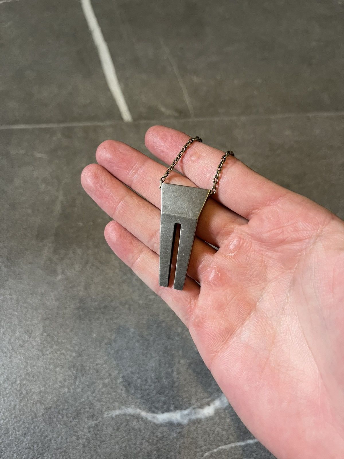 Rick Owens Rick Owens Open Trunk Charm Necklace Size ONE SIZE - 4 Thumbnail