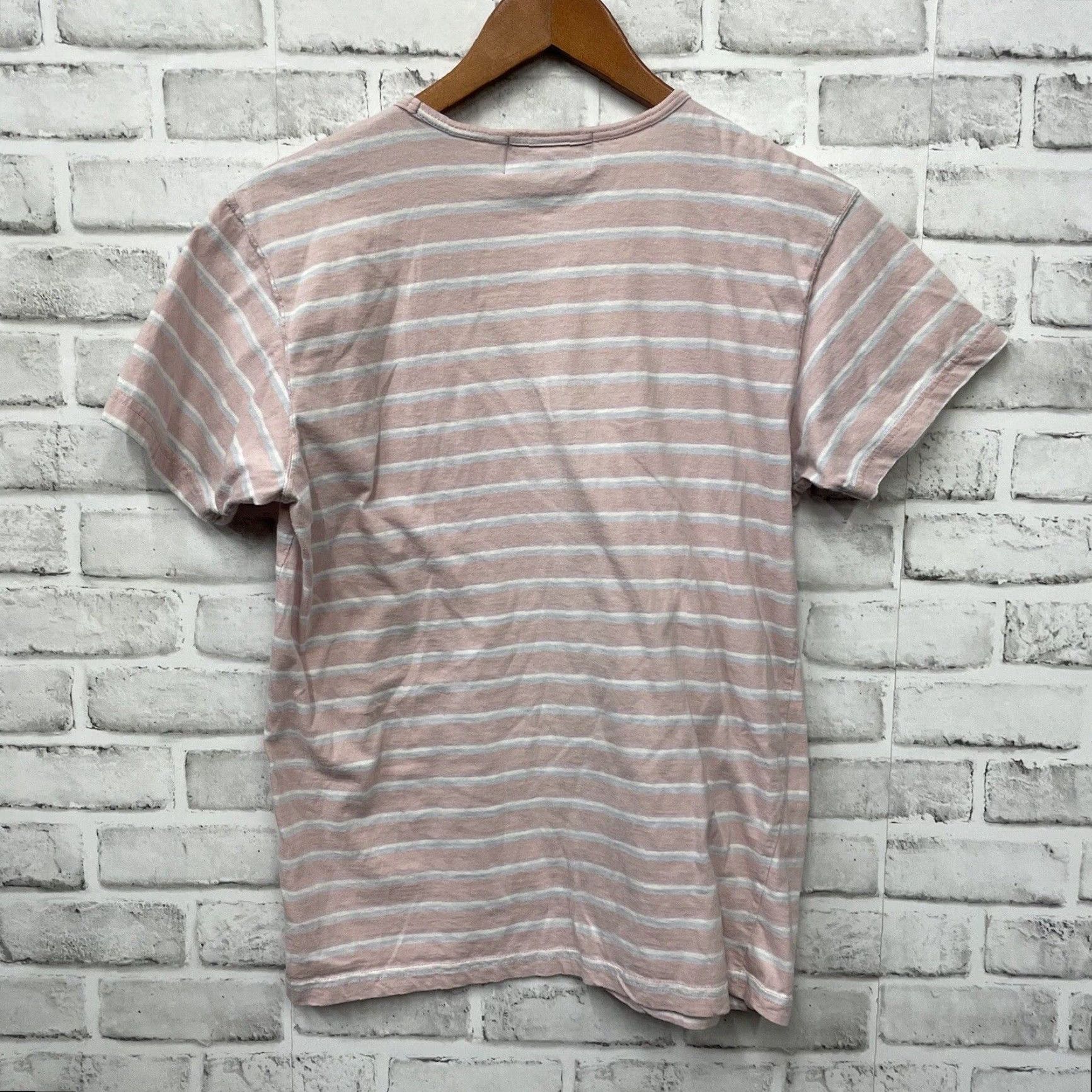 Vintage VINTAGE Ralph Lauren Polo Sport Pink Striped T-Shirt Womens Size S 100% Cotton Sports Size S / US 4 / IT 40 - 5 Thumbnail