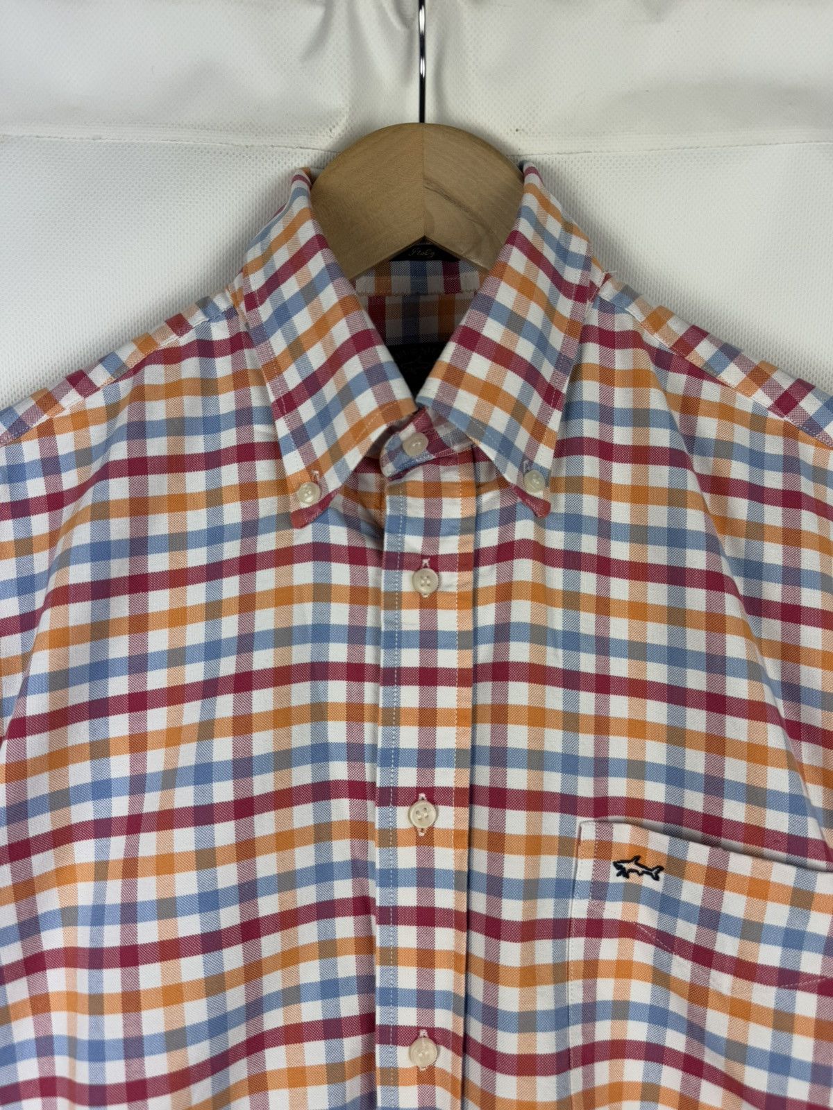 Paul & Shark Paul & Shark Men’s Long Sleeve Checked Plaid Button Up Shirt Size US L / EU 52-54 / 3 - 8 Thumbnail