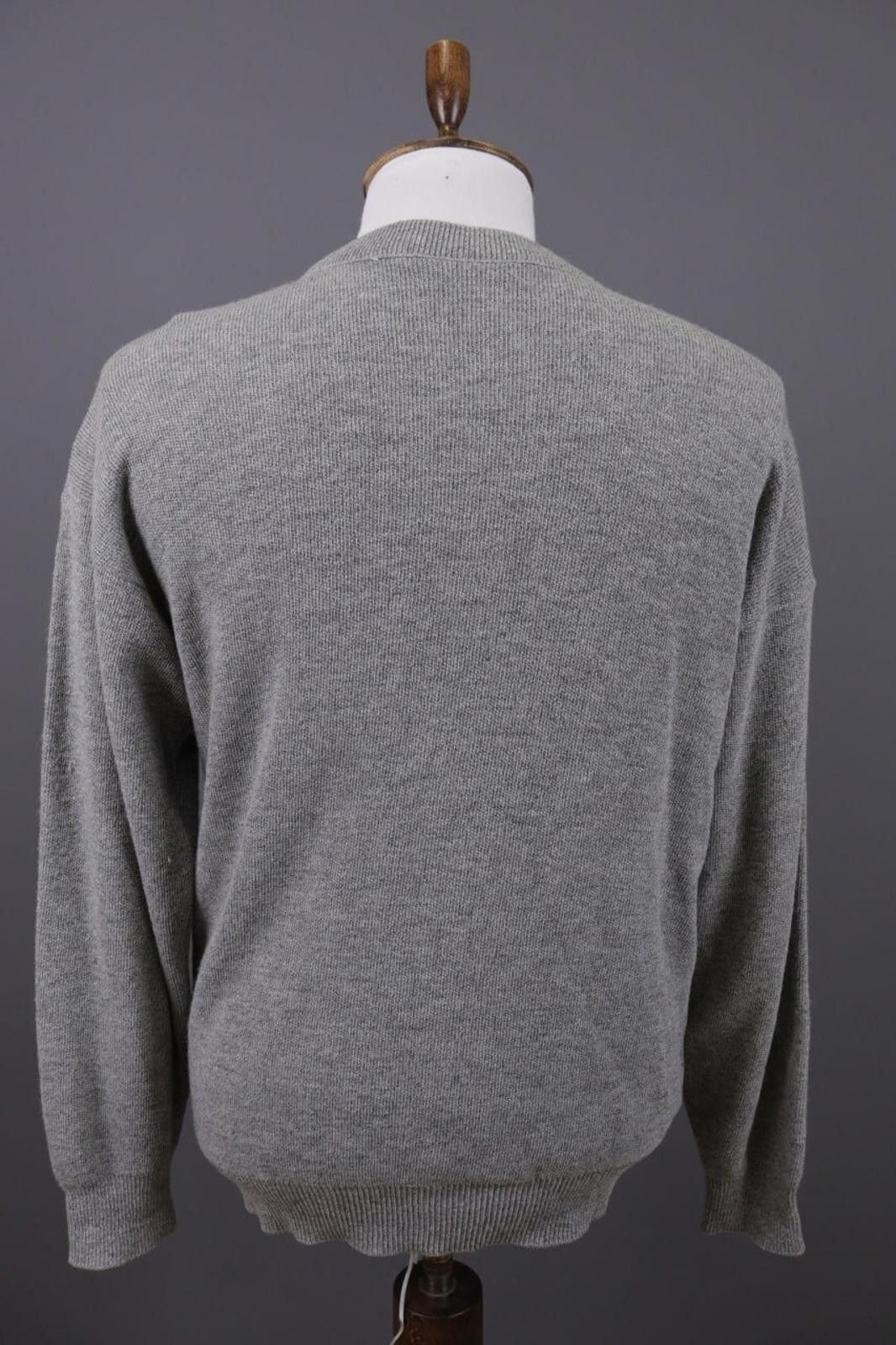 Lacoste Lacoste Gray Wool Button Down Sweater Size 4 / M Size US M / EU 48-50 / 2 - 11 Thumbnail