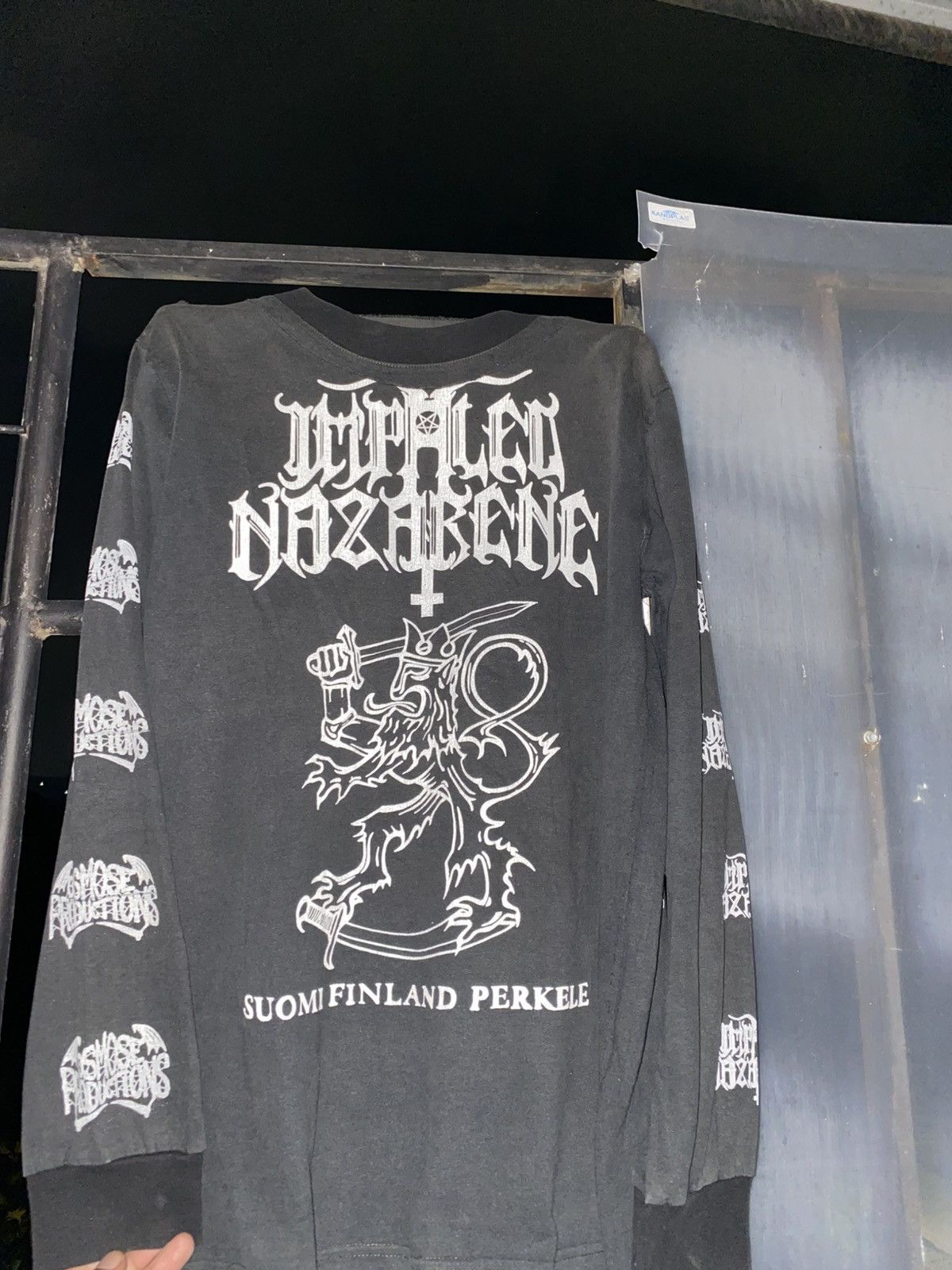 Band Tees Vintage Thrash condition Rare Impaled Nazarene Size US M / EU 48-50 / 2 - 3 Thumbnail