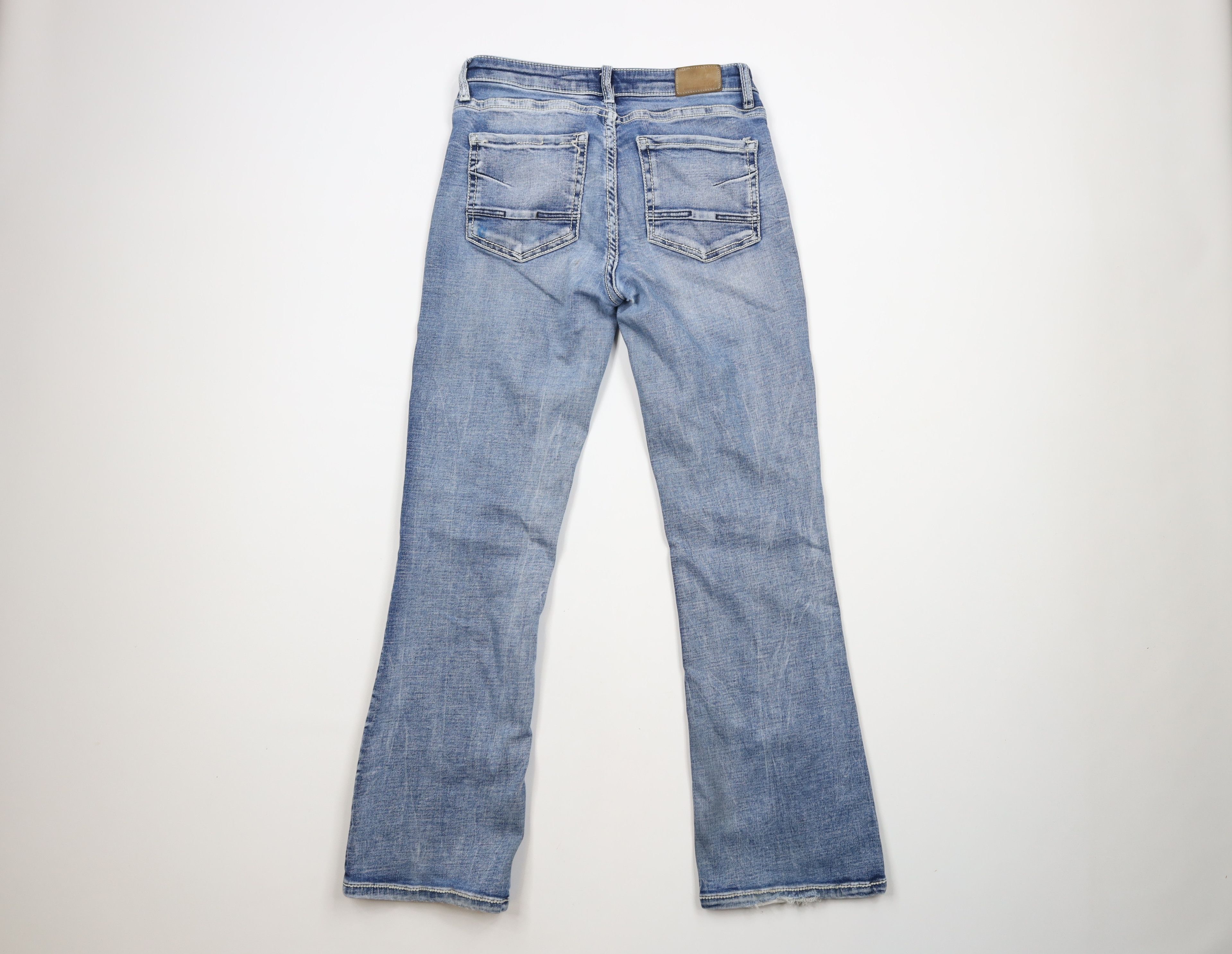 Vintage Buckle BKE Fit High Rise Bootcut Stretch Denim Jeans Blue Size 25" / US 0 / IT 36 - 7 Thumbnail