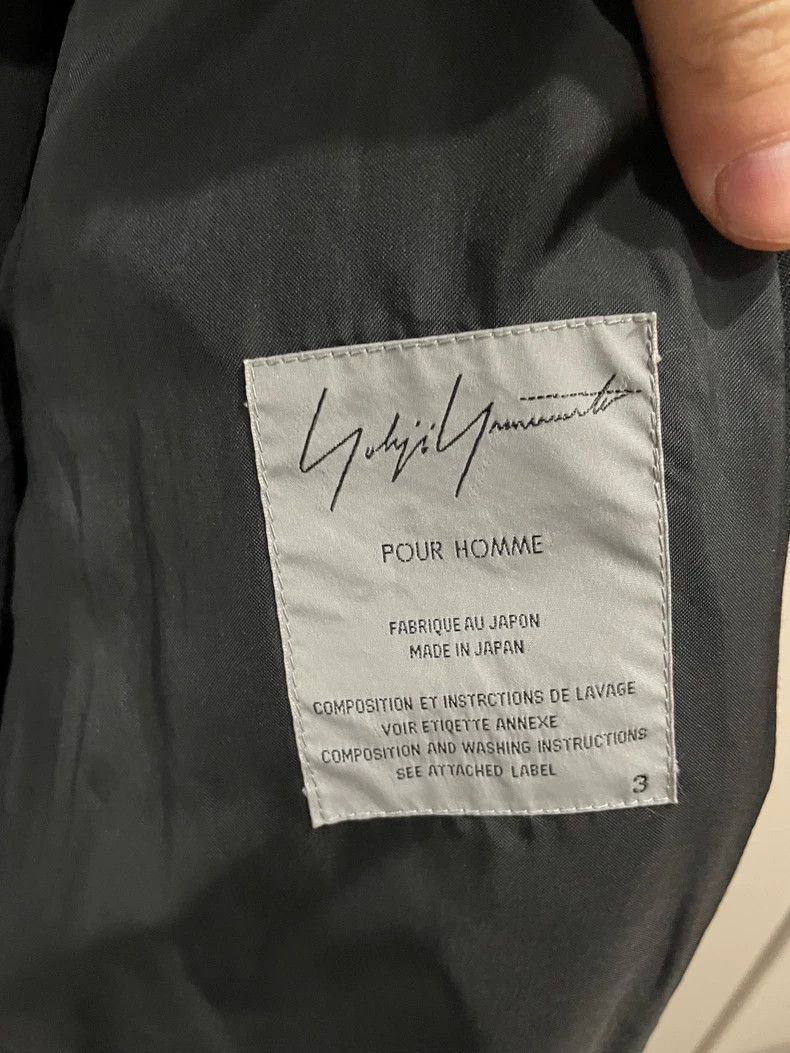 Yohji Yamamoto Yohji Yamamoto size 3 04aw Madness Period 2004aw Zip Zip bl Size 36R - 4 Thumbnail