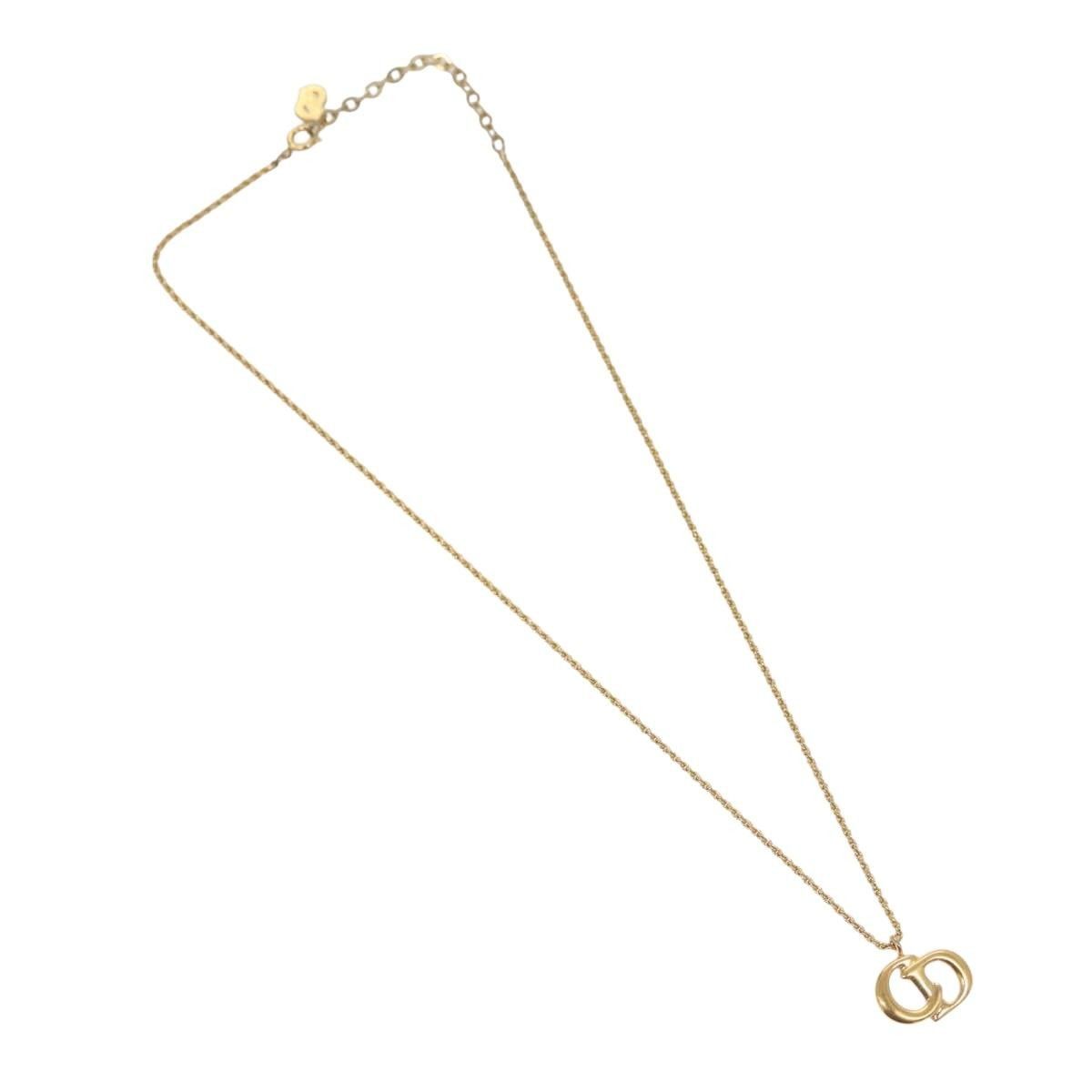Dior Christian Dior CD Pendant Necklace Metal Size ONE SIZE - 1 Thumbnail