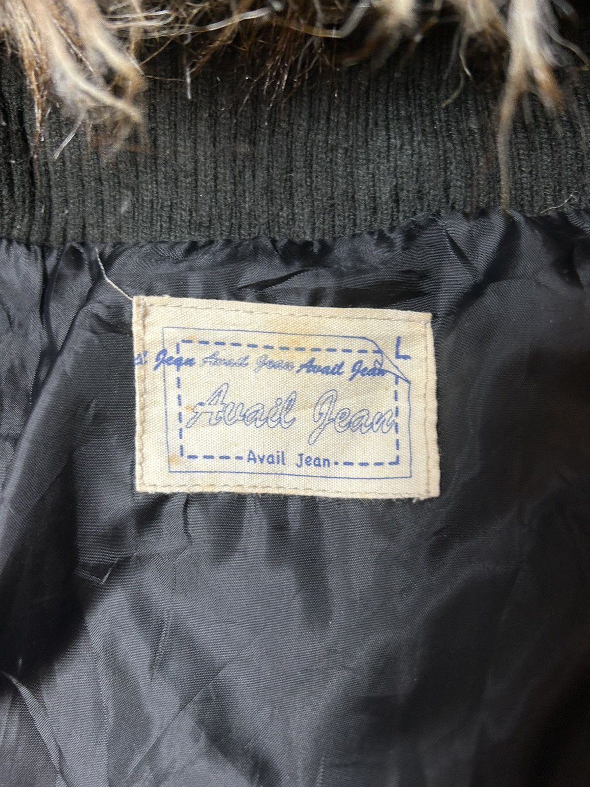 Beauty Beast × If Six Was Nine × Japanese Brand AVAIL JEAN FAUX FUR HOODIE JACKET Size L / US 10 / IT 46 - 6 Thumbnail