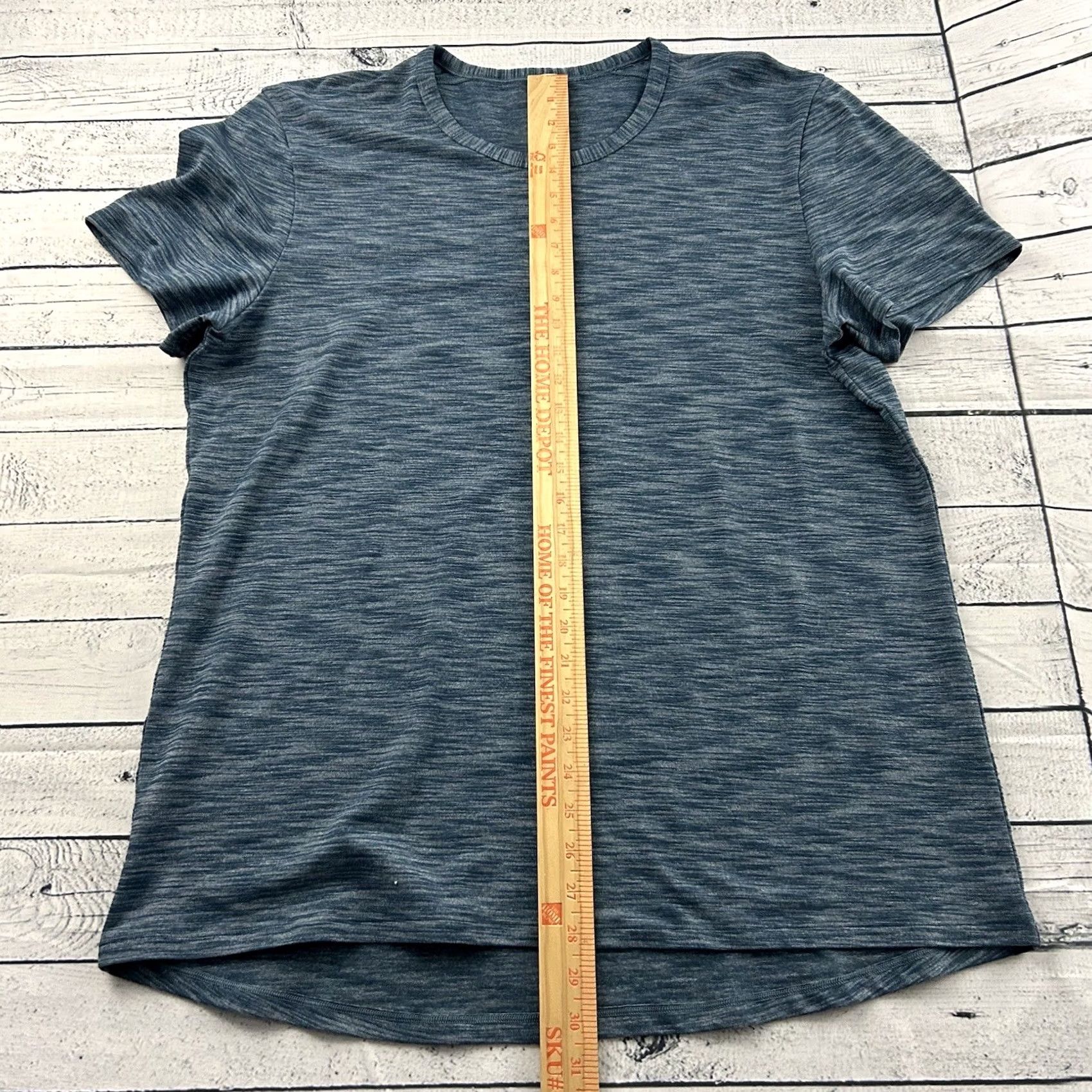 Lululemon Lululemon Short Sleeve T Shirt Men XL Blue Shirts Mens XL Blue T-Shirt Solid Sports Stretch Size US XL / EU 56 / 4 - 2 Thumbnail