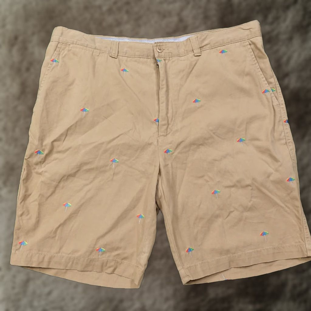 Cremieux Vintage Daniel Cremieux Men's Beige Khaki Cotton Chino Shorts Size 38 Casual Flat Front Size US 38 / EU 54 - 1 Thumbnail
