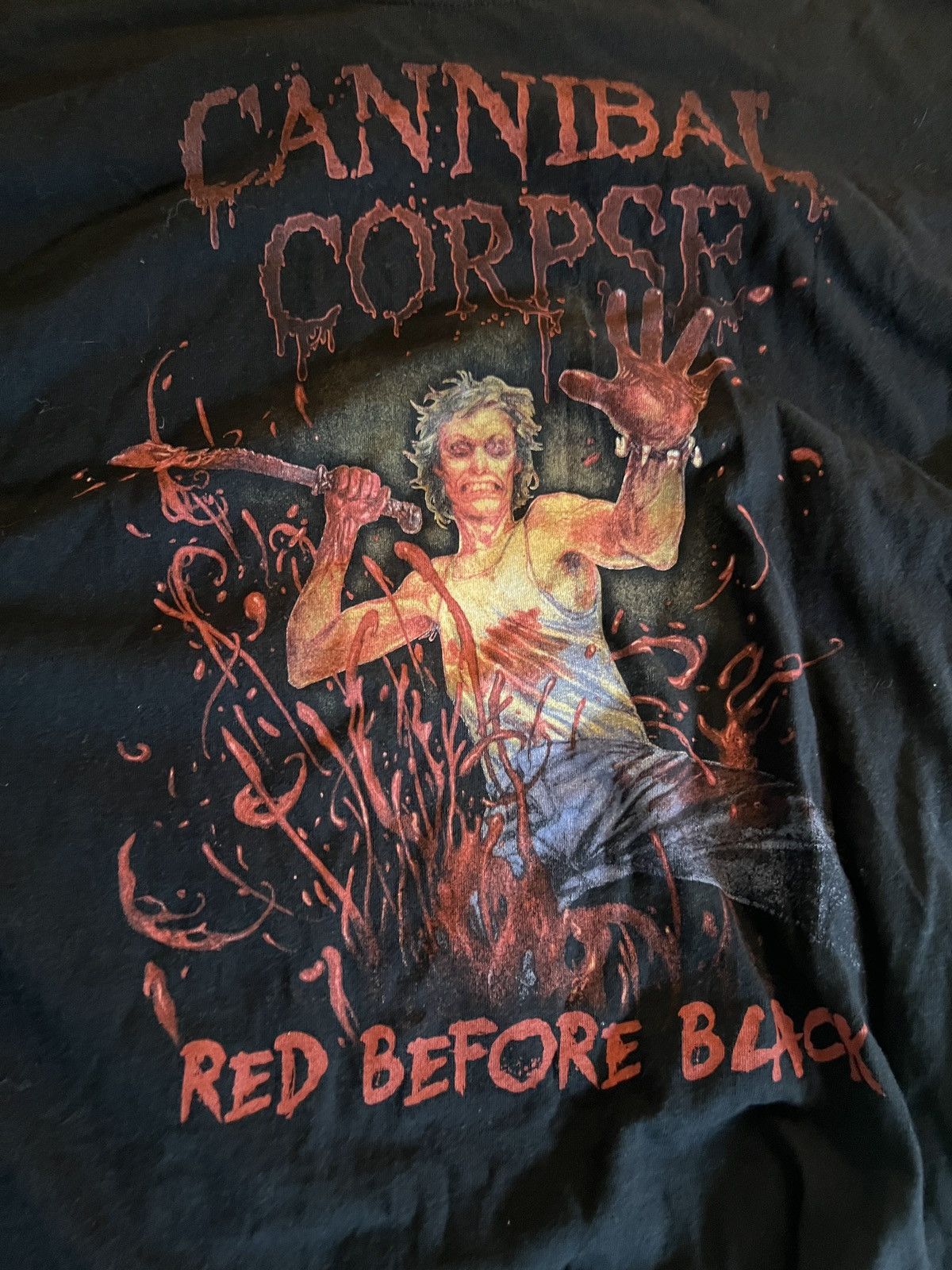Band Tees cannibal Corpse T-shirt Size US XL / EU 56 / 4 - 2 Thumbnail