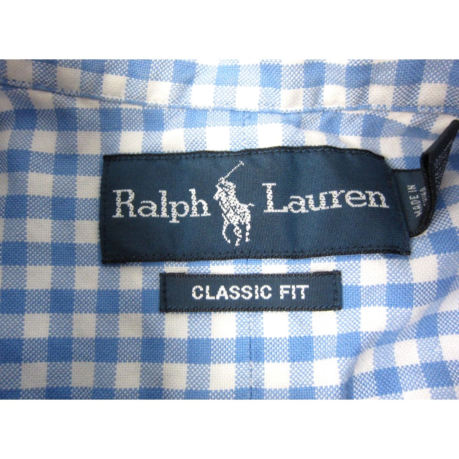 Ralph Lauren Ralph Lauren Shirt Mens XL Blue Yellow Pony Gingham Check Classic Button-Up Collared Long Sleeve Slim Fit Nature: Preppy Dad Style Size US XL / EU 56 / 4 - 6 Thumbnail