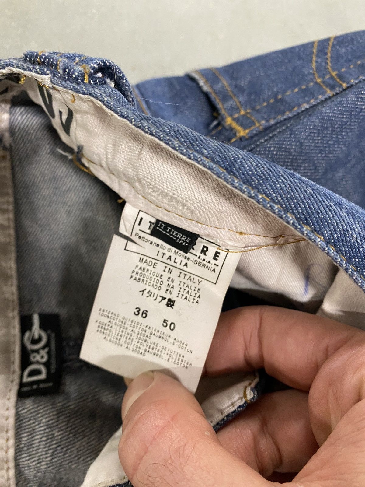 Dolce & Gabbana Dolce & Gabbana AW04 Slim Denim Size US 31 - 9 Thumbnail