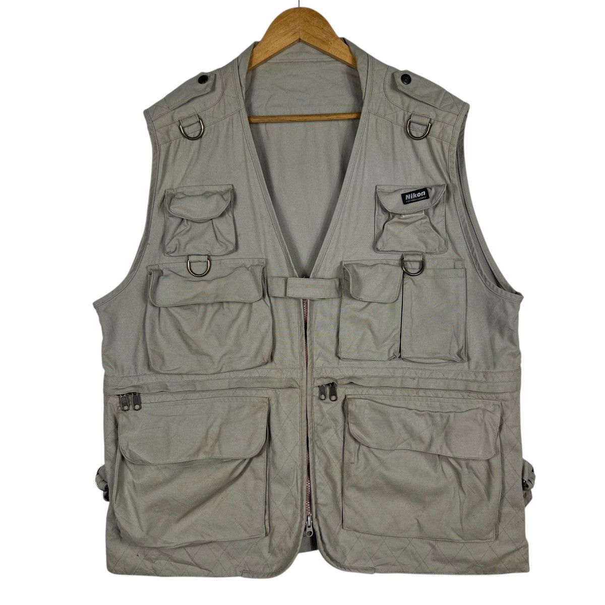 Nikon 🔥 Vintage Nikon Camera Multi Pocket Utility Survival Vest Size US XL / EU 56 / 4 - 1 Thumbnail