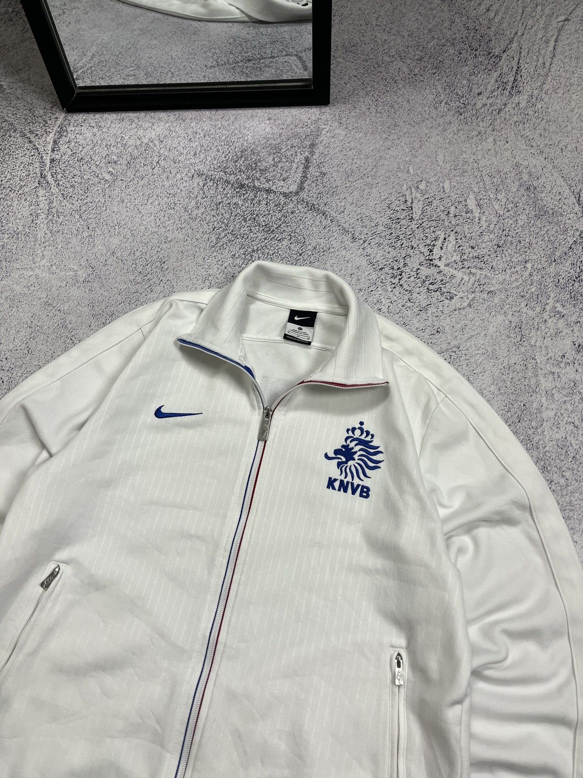 Nike × Vintage Nike Netherlands 2012 World Cup Football Track Jacket KNVB Size US M / EU 48-50 / 2 - 5 Thumbnail