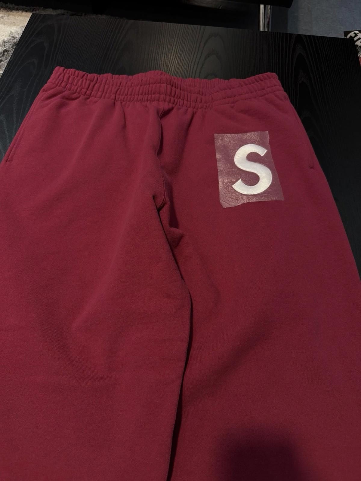 Supreme Supreme S Logo Sweatpants Red (SS25) Brand New Size XXL Size US 40 / EU 56 - 3 Thumbnail