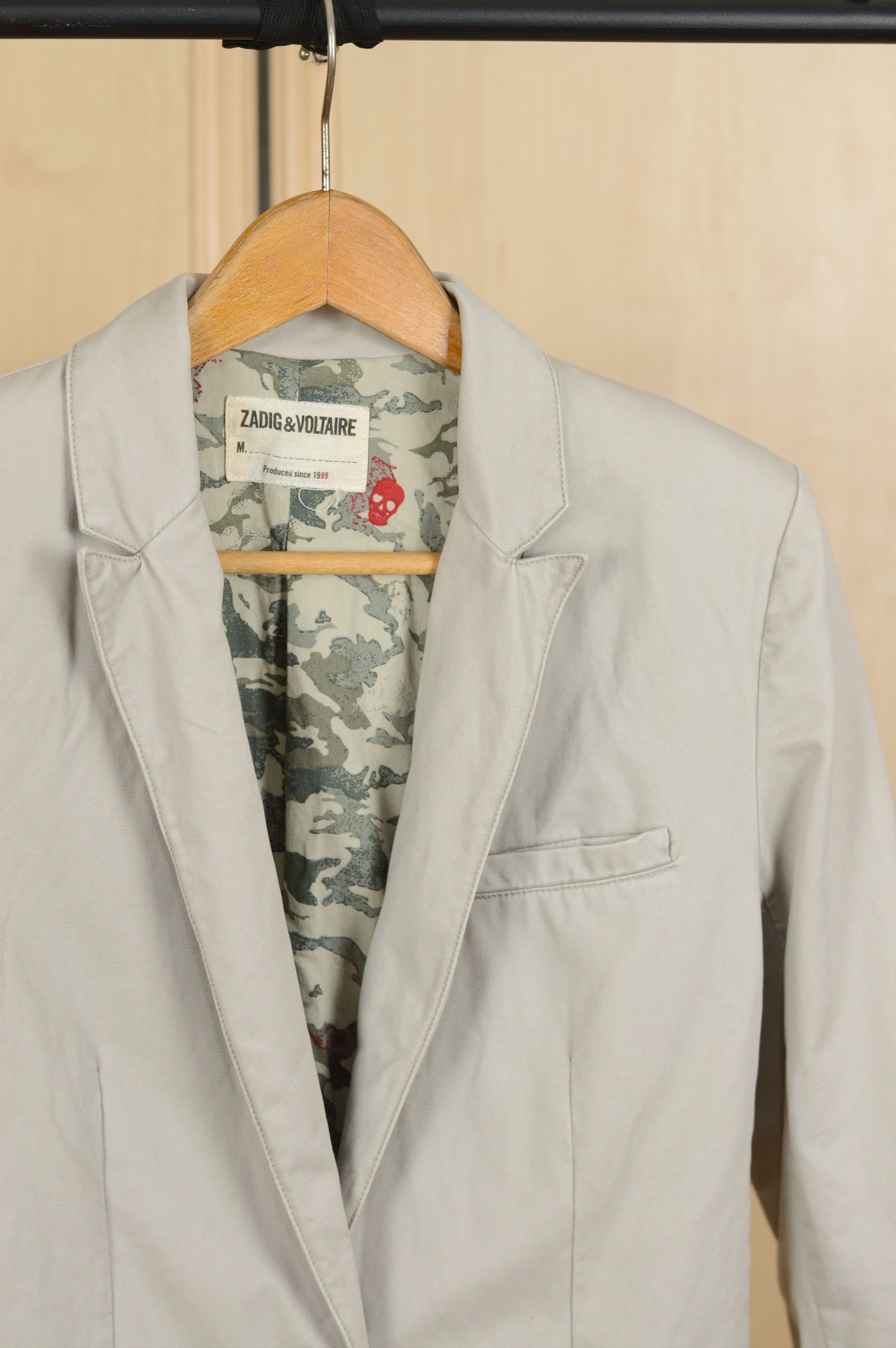 Zadig & Voltaire Zadig Voltaire Single Buttin Club Cotton Blazer Size US M / EU 48-50 / 2 - 3 Thumbnail