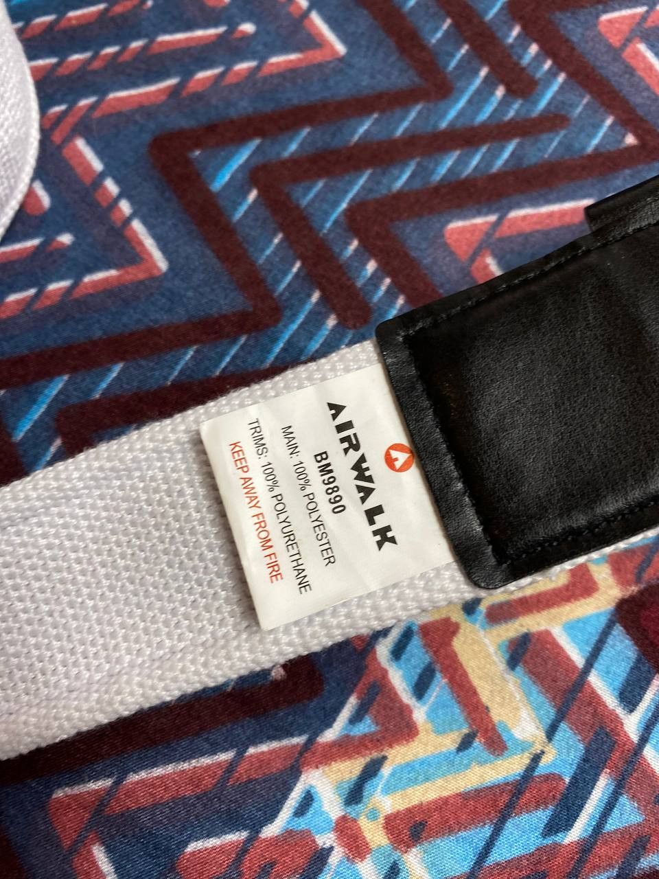 Airwalk Belt white Vintage Airwalk big logo Streetwear Y2K Size ONE SIZE - 3 Thumbnail