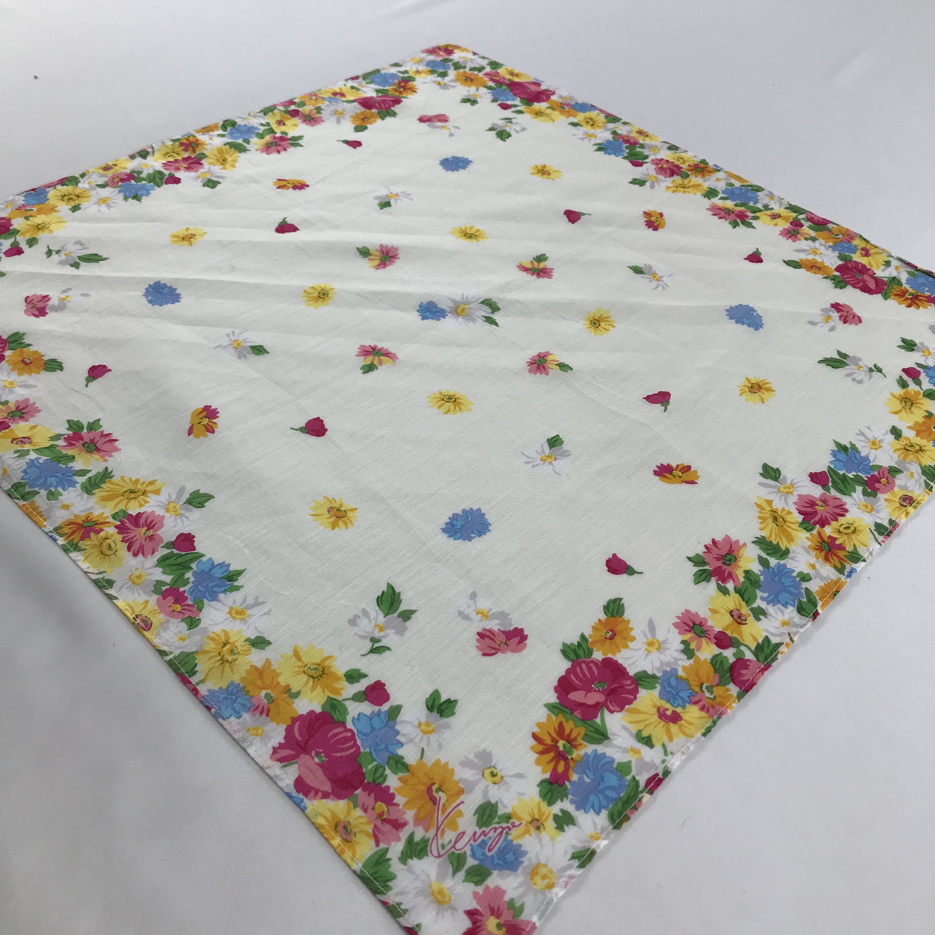 Kenzo × Vintage Kenzo Bandana / Handkerchief / Neckerchief - S1518 Size ONE SIZE - 2 Thumbnail