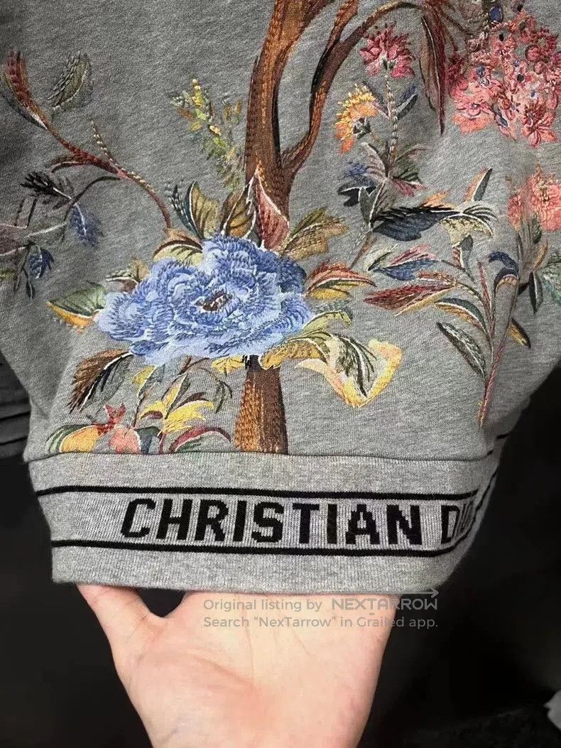 Dior Dior full print heavy embroidery Logo hoodie hoodie. Size US M / EU 48-50 / 2 - 3 Thumbnail
