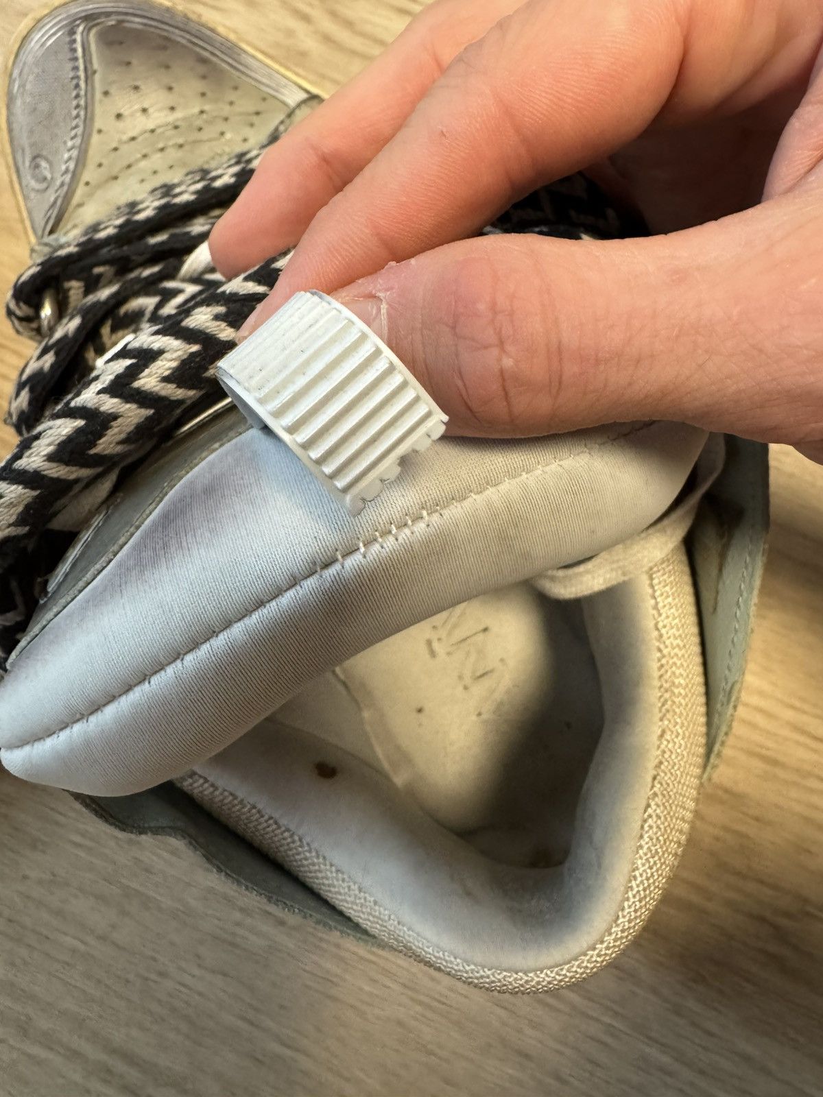 Lanvin Lanvin Distressed Low-Top Sneakers – US12 Size US 12 / EU 45 - 6 Thumbnail
