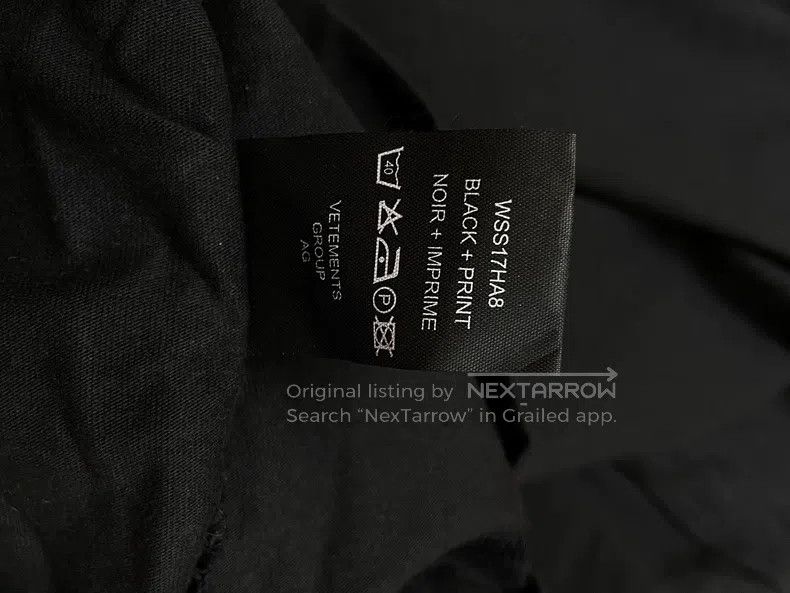 Vetements Vetements short sleeves Size US XS / EU 42 / 0 - 6 Thumbnail