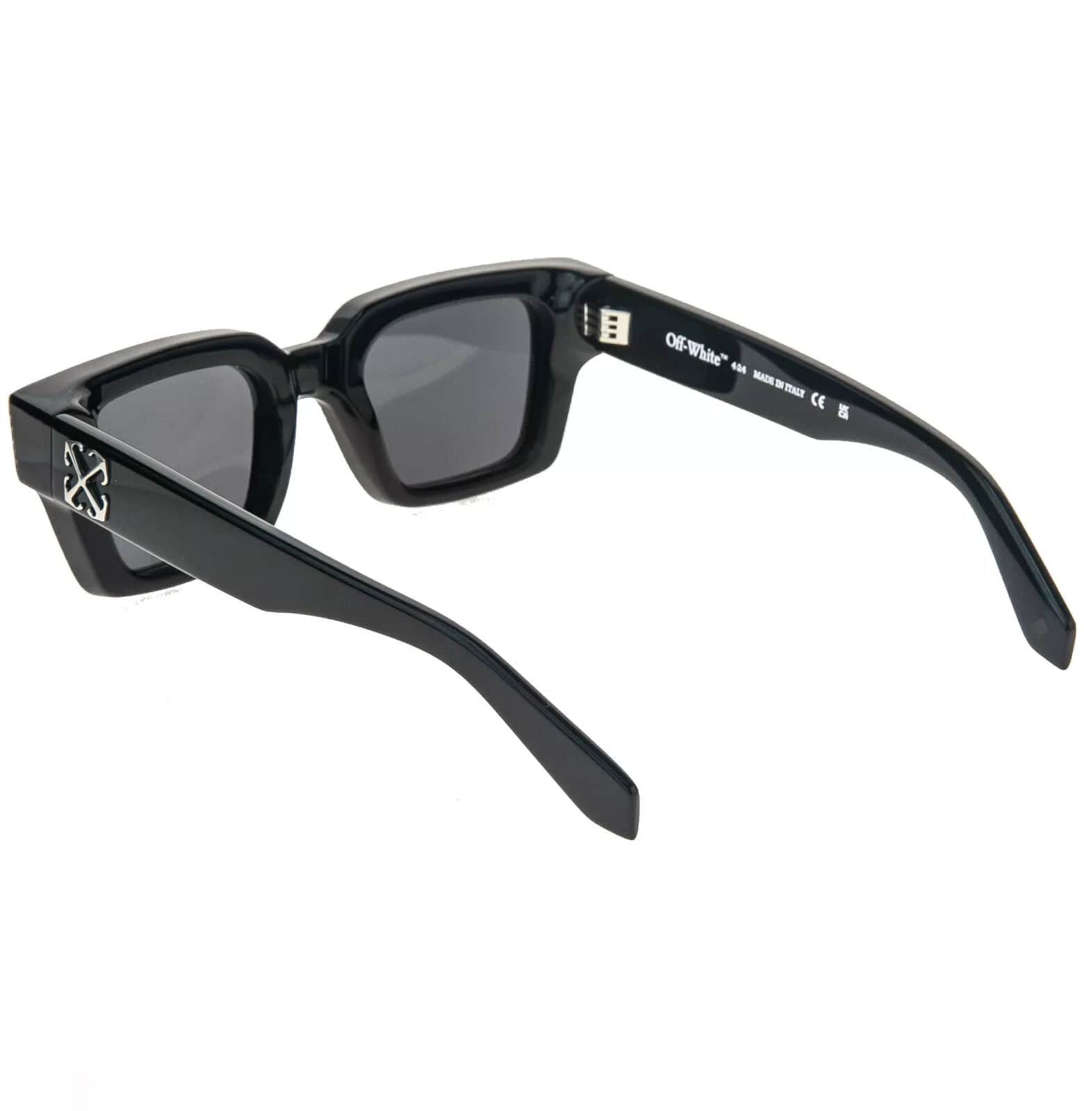 Off-White OFF-WHITE OERI126M Crystal Strass Stud Black Sunglasses 126 Size ONE SIZE - 3 Thumbnail