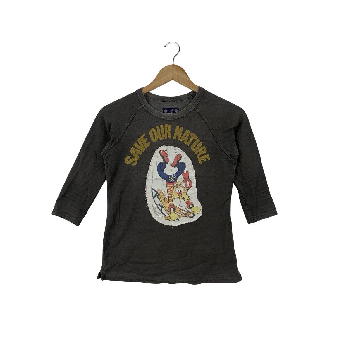 Other OLD BETTY'S Save Our Nature Natural Sun Faded Raglan Sleeve Size US XS / EU 42 / 0 - 1 Thumbnail