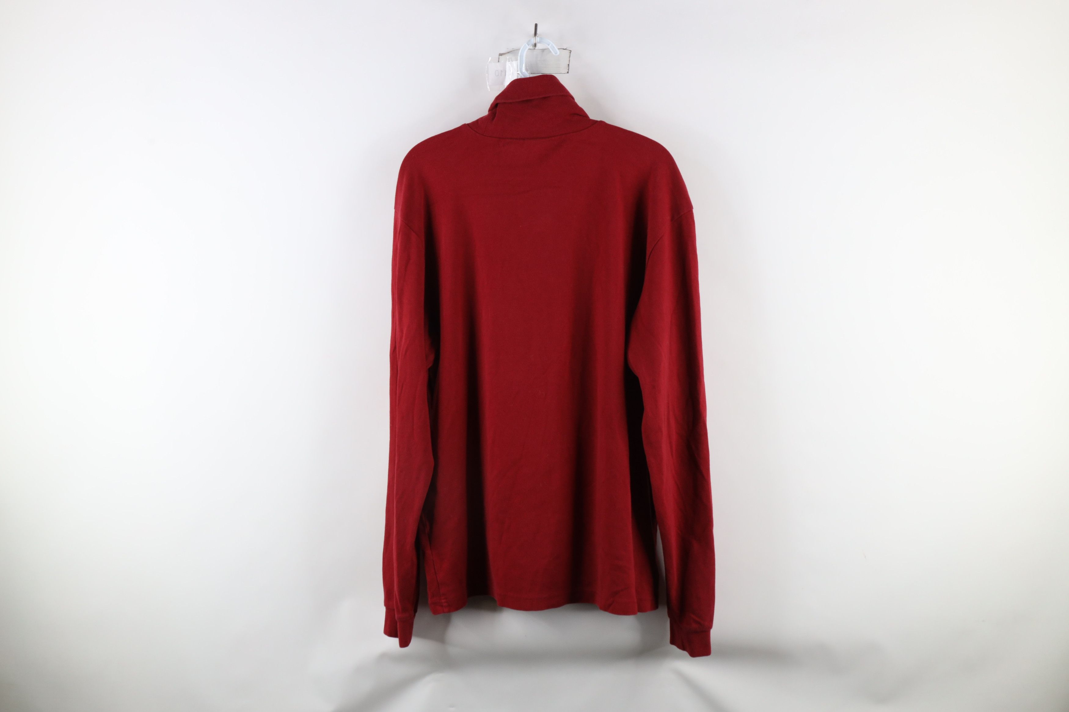 Eddie Bauer × Vintage Vintage 90s Eddie Bauer Long Sleeve Turtleneck T-Shirt Red Size US XL / EU 56 / 4 - 5 Thumbnail