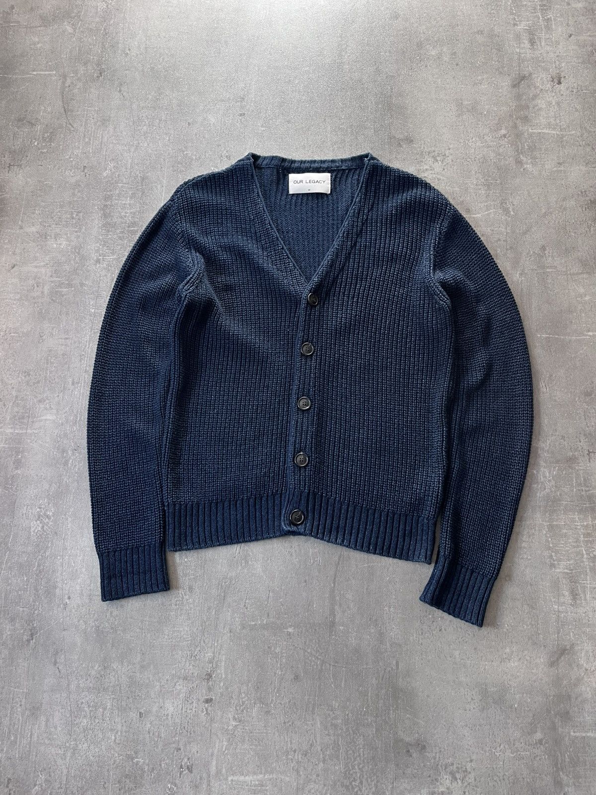 Our Legacy Our Legacy cotton cardigan denim color Size US S / EU 44-46 / 1 - 1 Thumbnail